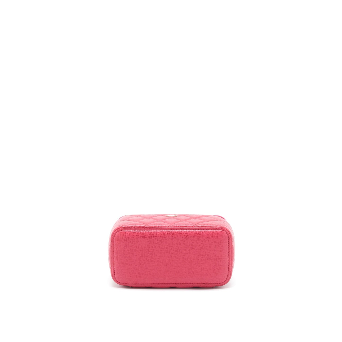 Chanel Long Vanity Case Caviar Hot Pink L