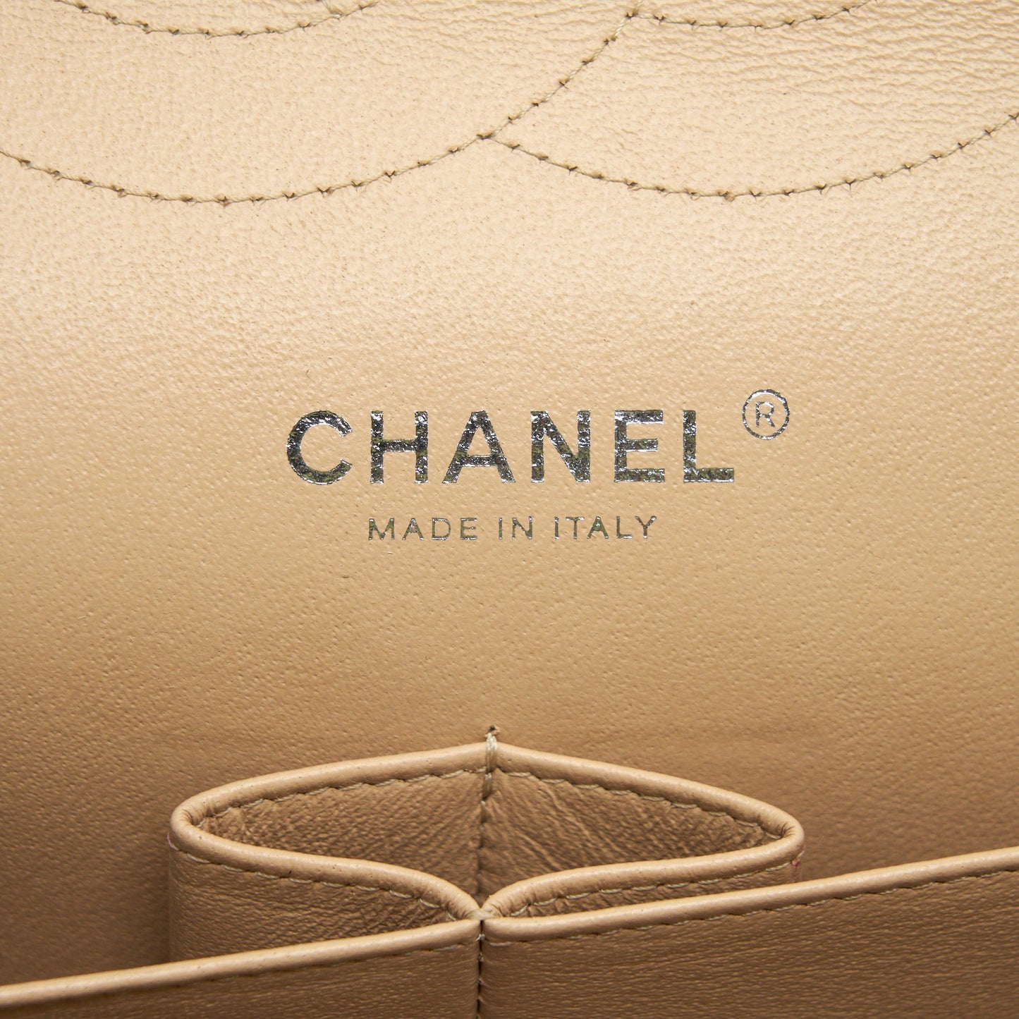 Chanel Classic Jumbo double flap Bag caviar beige