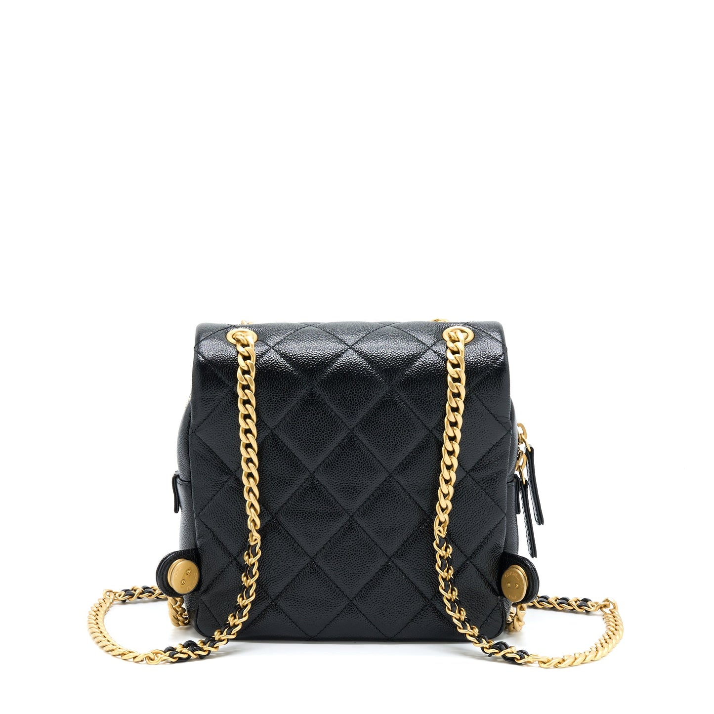 Chanel 22P Flap Backpack Caviar Black