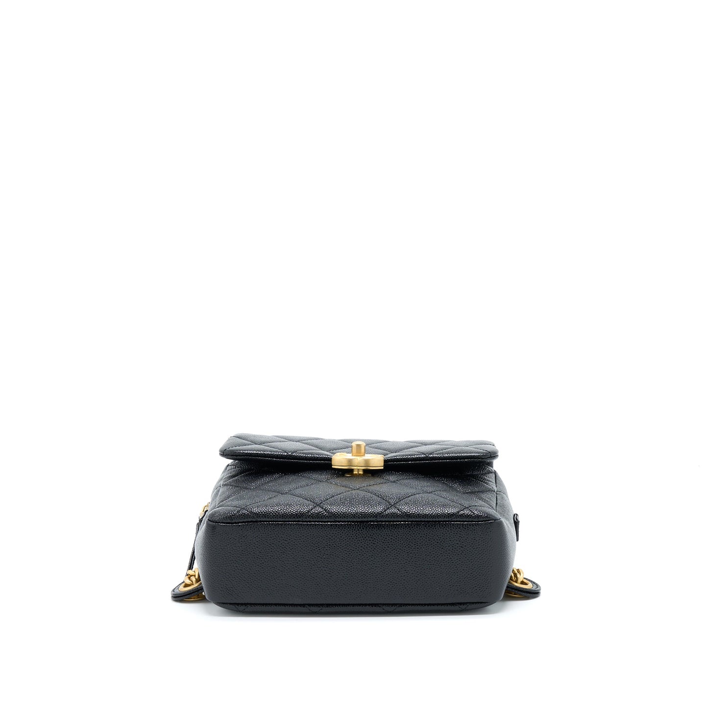 Chanel 22P Flap Backpack Caviar Black