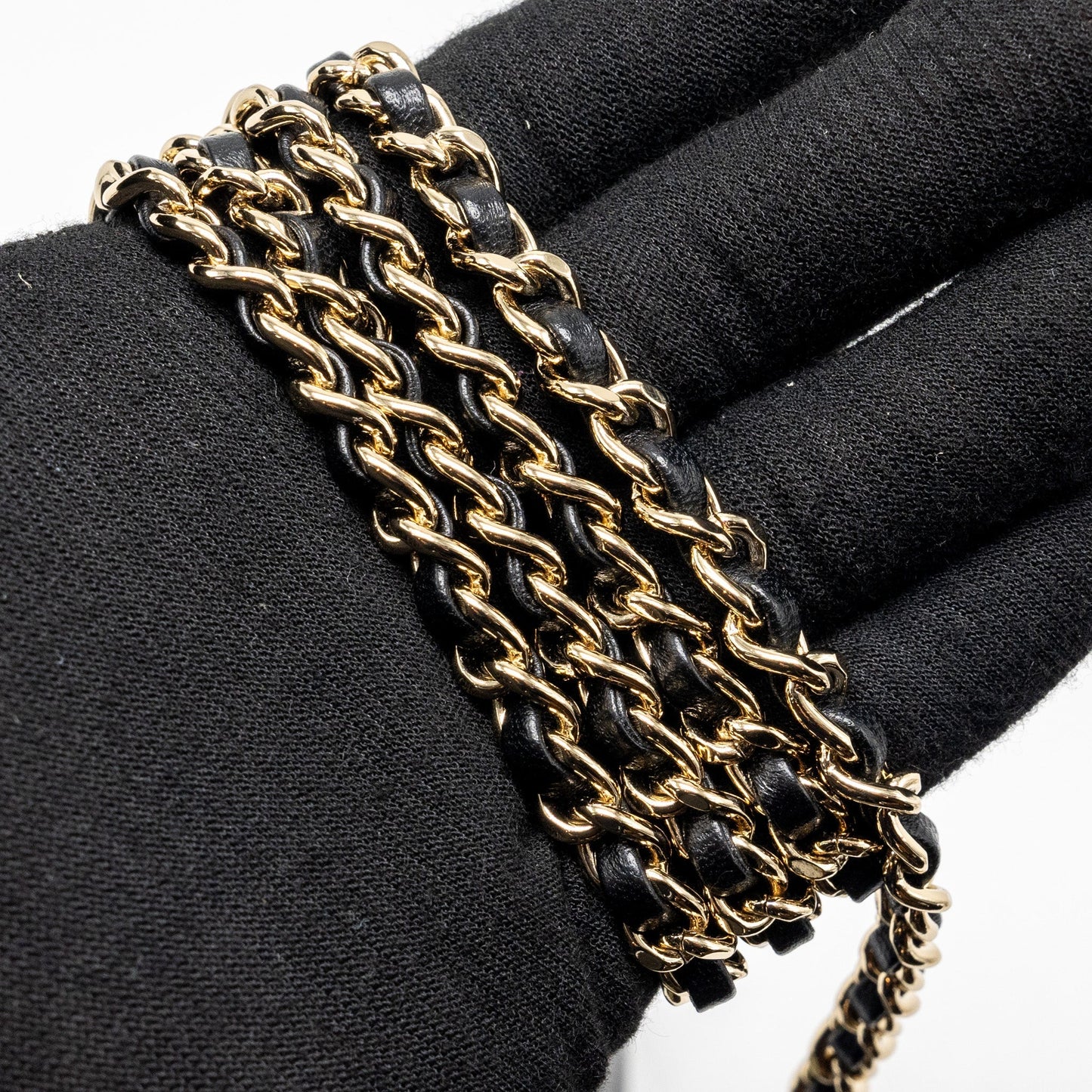 Chanel Top Handle Mini Rectangular Flap Bag Lambskin Black L (Microchip)