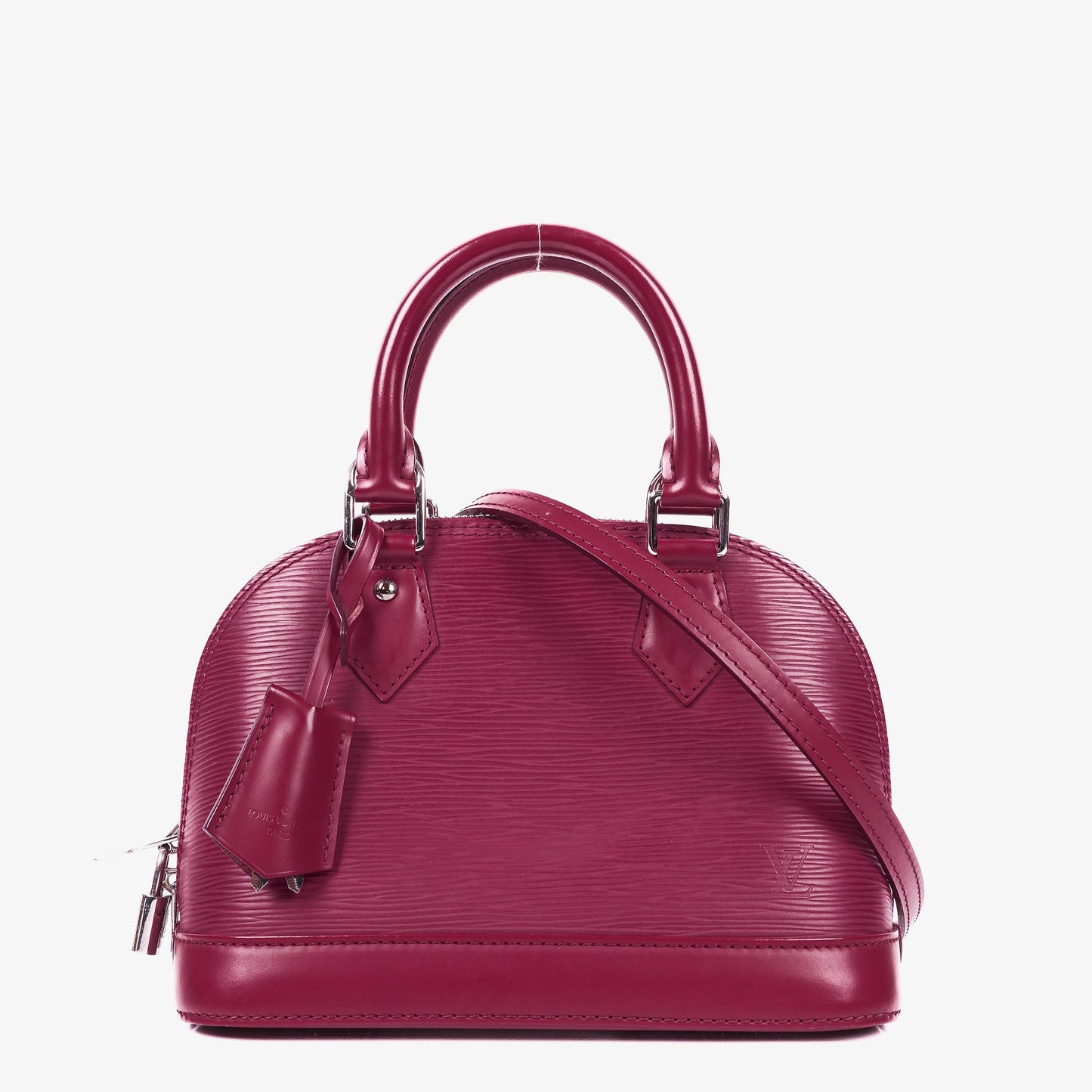 Louis Vuitton Alma BB EPI Fuchsia Leather Handbag
