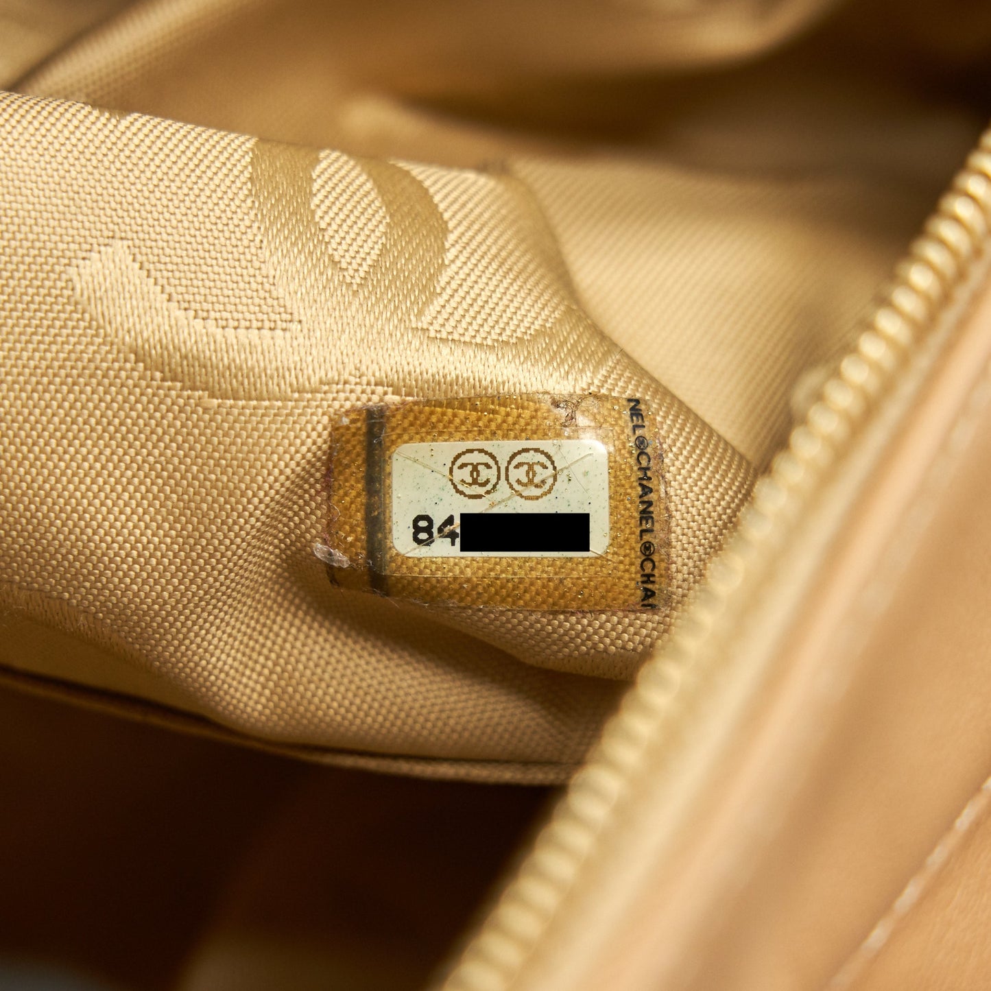 Chanel  Quilted beige Shoulder Bag