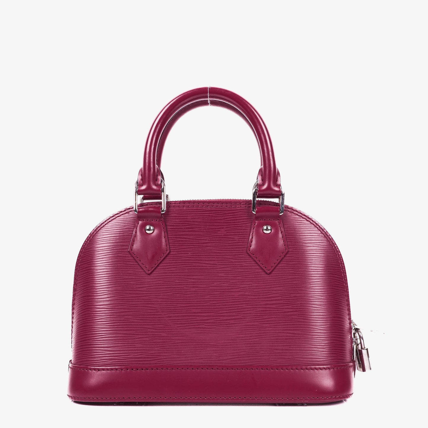 Louis Vuitton Alma BB EPI Fuchsia Leather Handbag