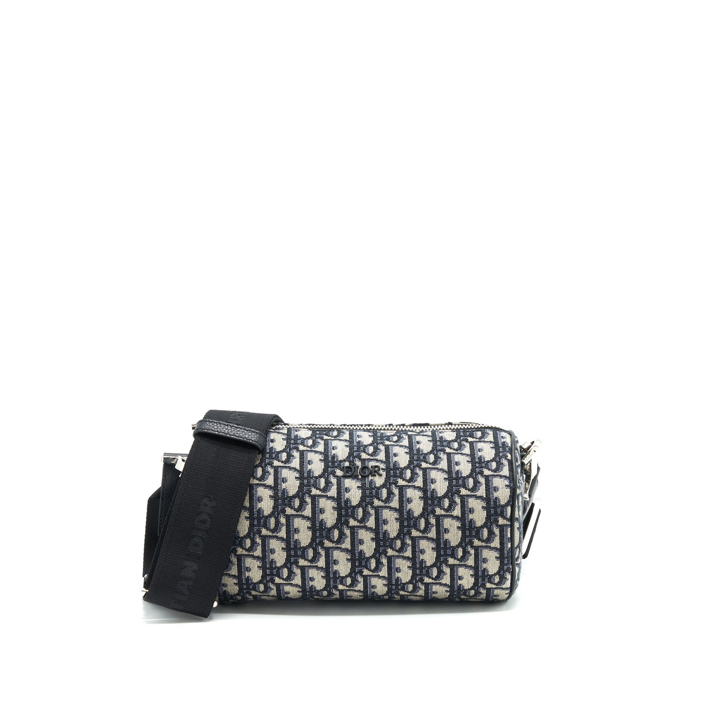 Dior Blue Oblique Messenger Roller Purse