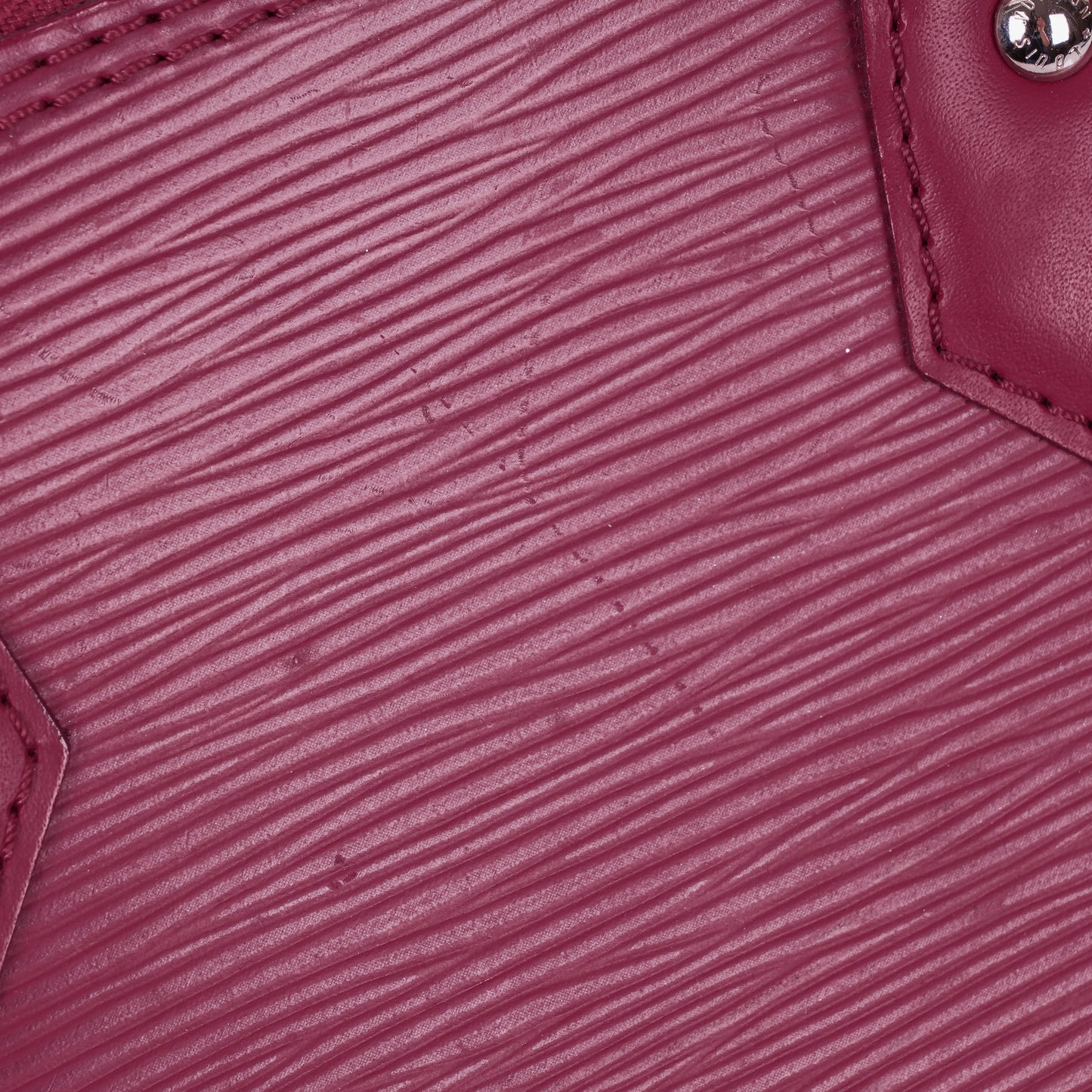 Louis Vuitton Alma BB EPI Fuchsia Leather Handbag