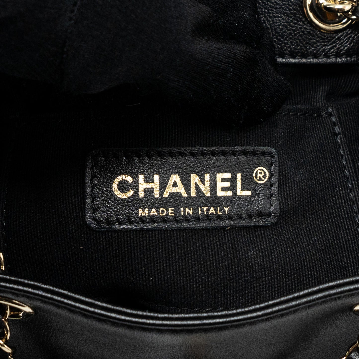 Chanel 23A mini triple pack backpack calfskin black L (microchip )