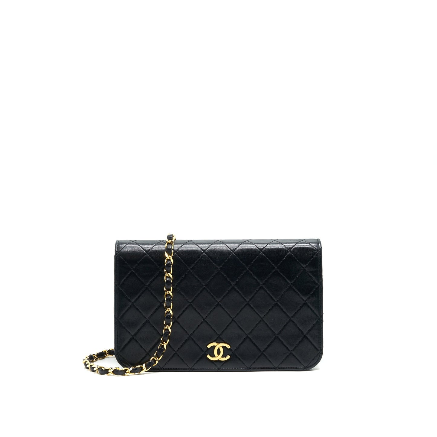 Chanel  Quilted Lambskin Flap Shoulder Bag