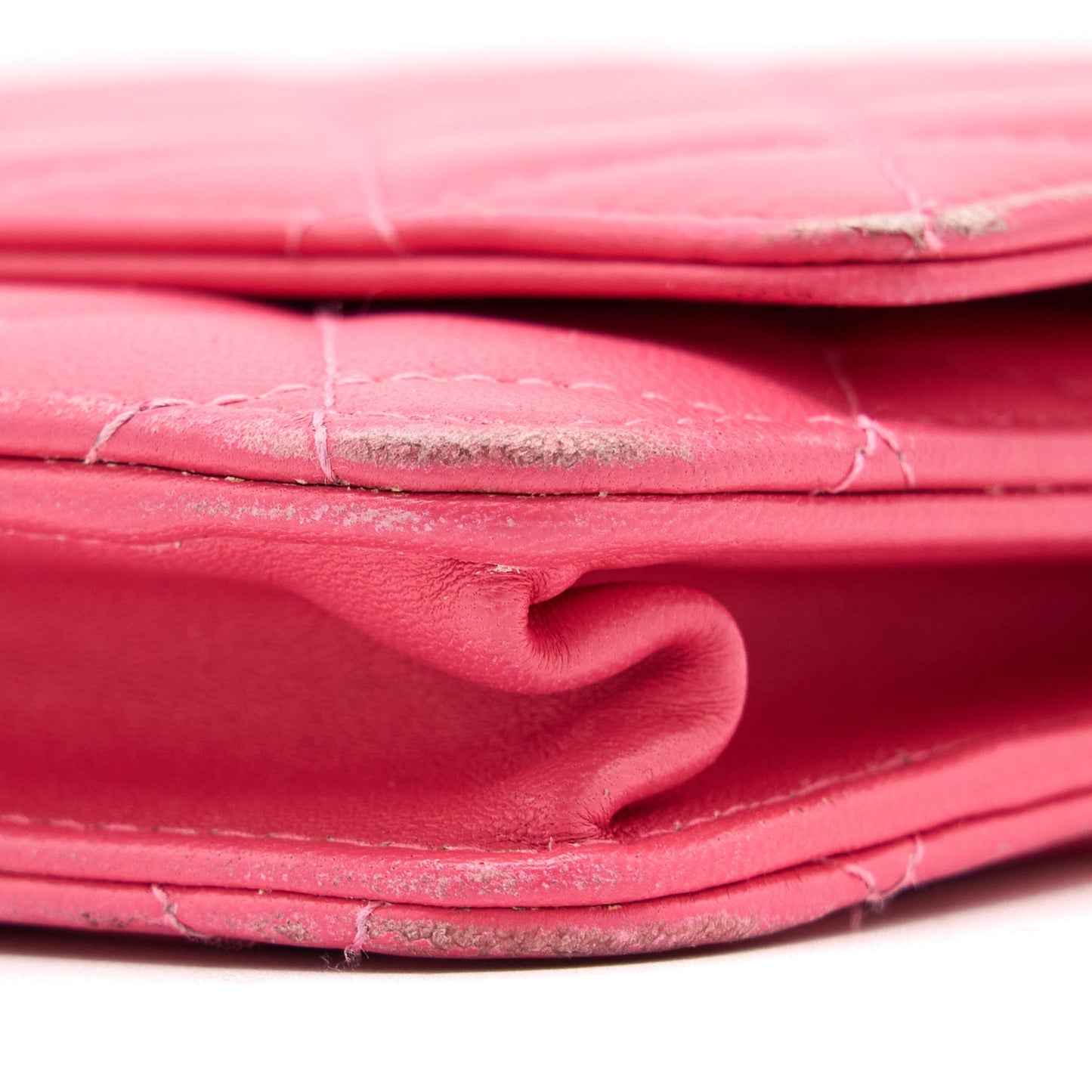 Chanel Trendy CC Wallet On Chain Lambskin Pink L
