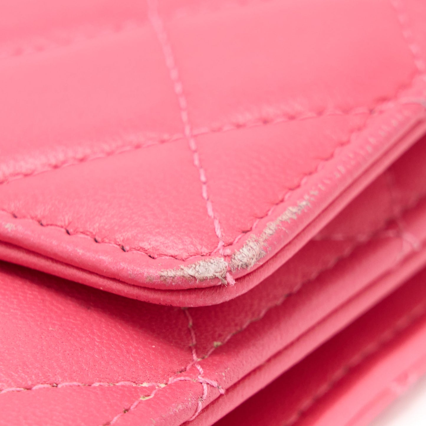 Chanel Trendy CC Wallet On Chain Lambskin Pink L