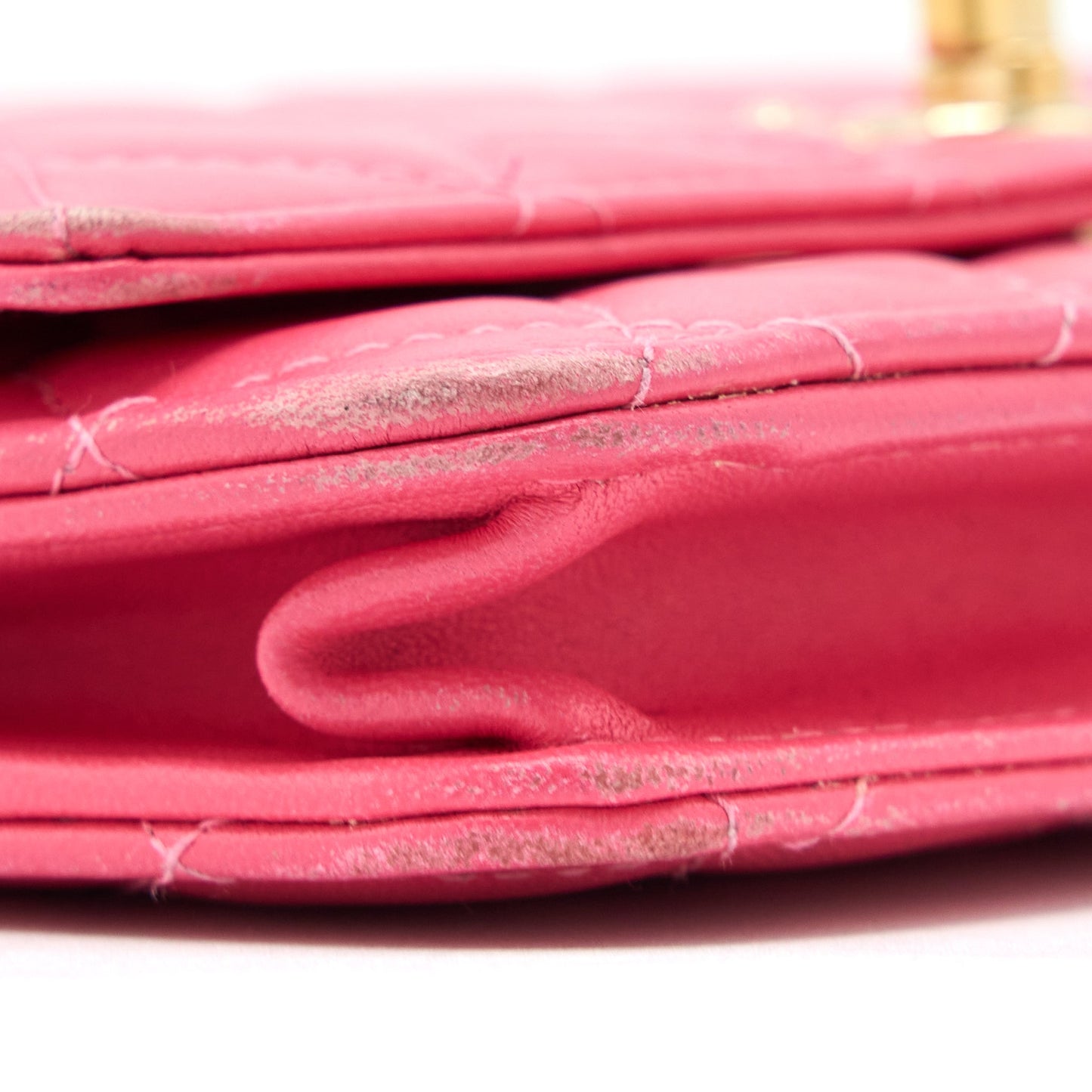 Chanel Trendy CC Wallet On Chain Lambskin Pink L