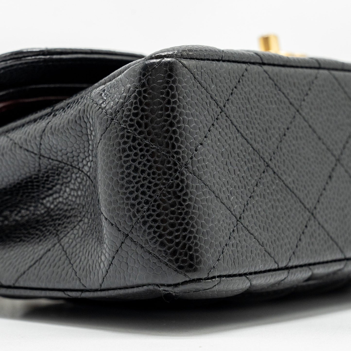 Chanel Small classic double flap bag caviar black