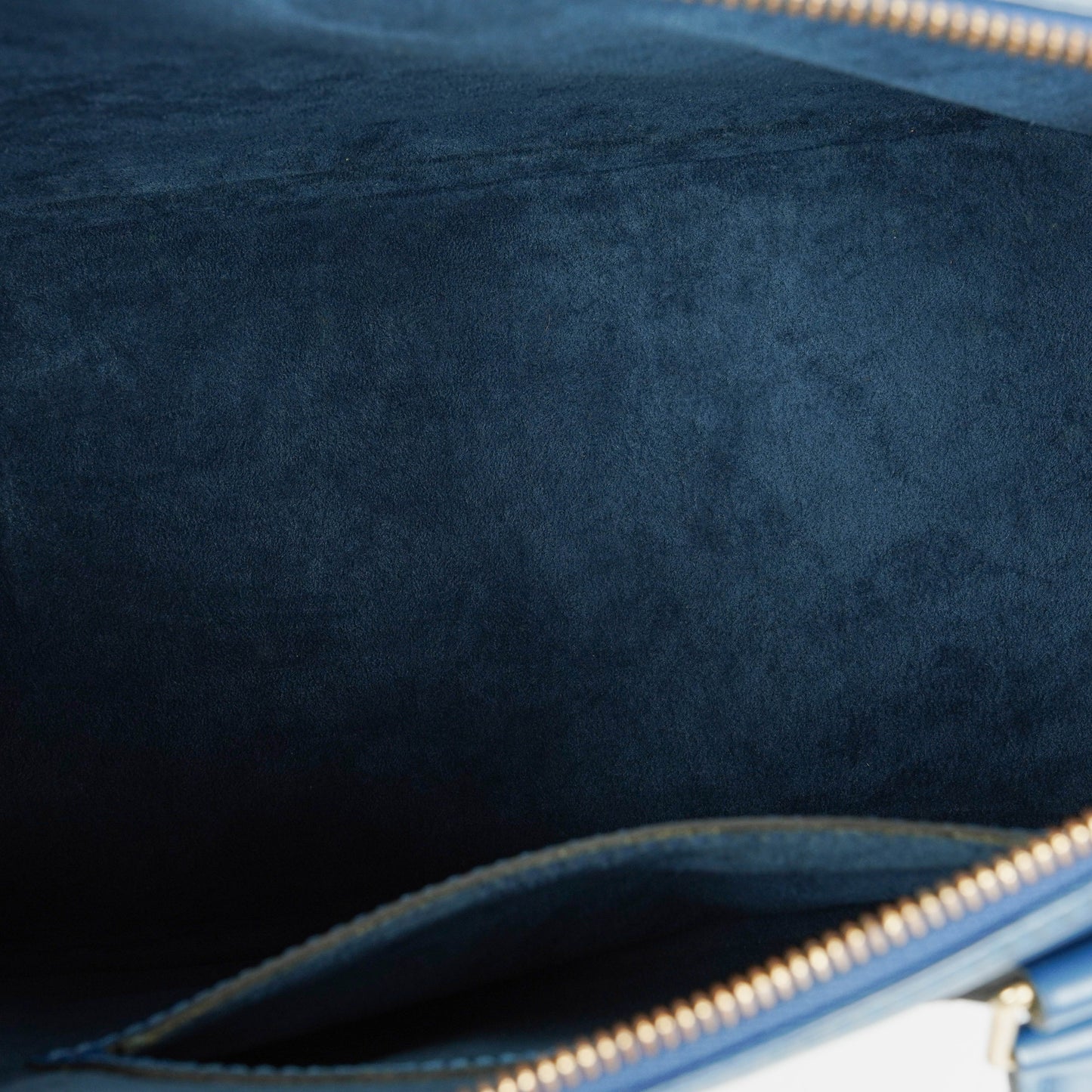 Louis Vuitton Blue Epi Leather Alma PM Handbag