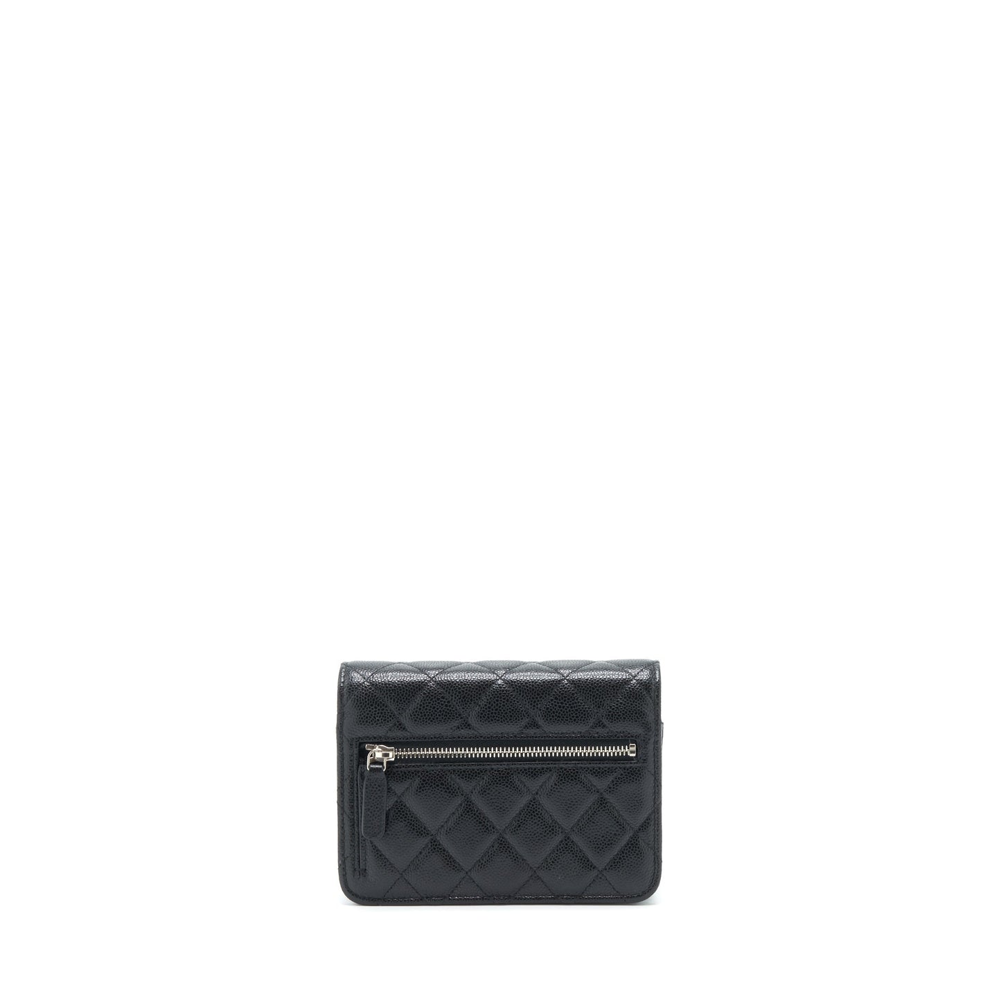 Chanel Mini Wallet On Chain Caviar Black