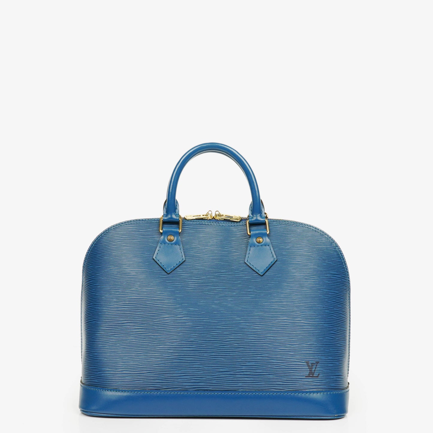 Louis Vuitton Blue Epi Leather Alma PM Handbag