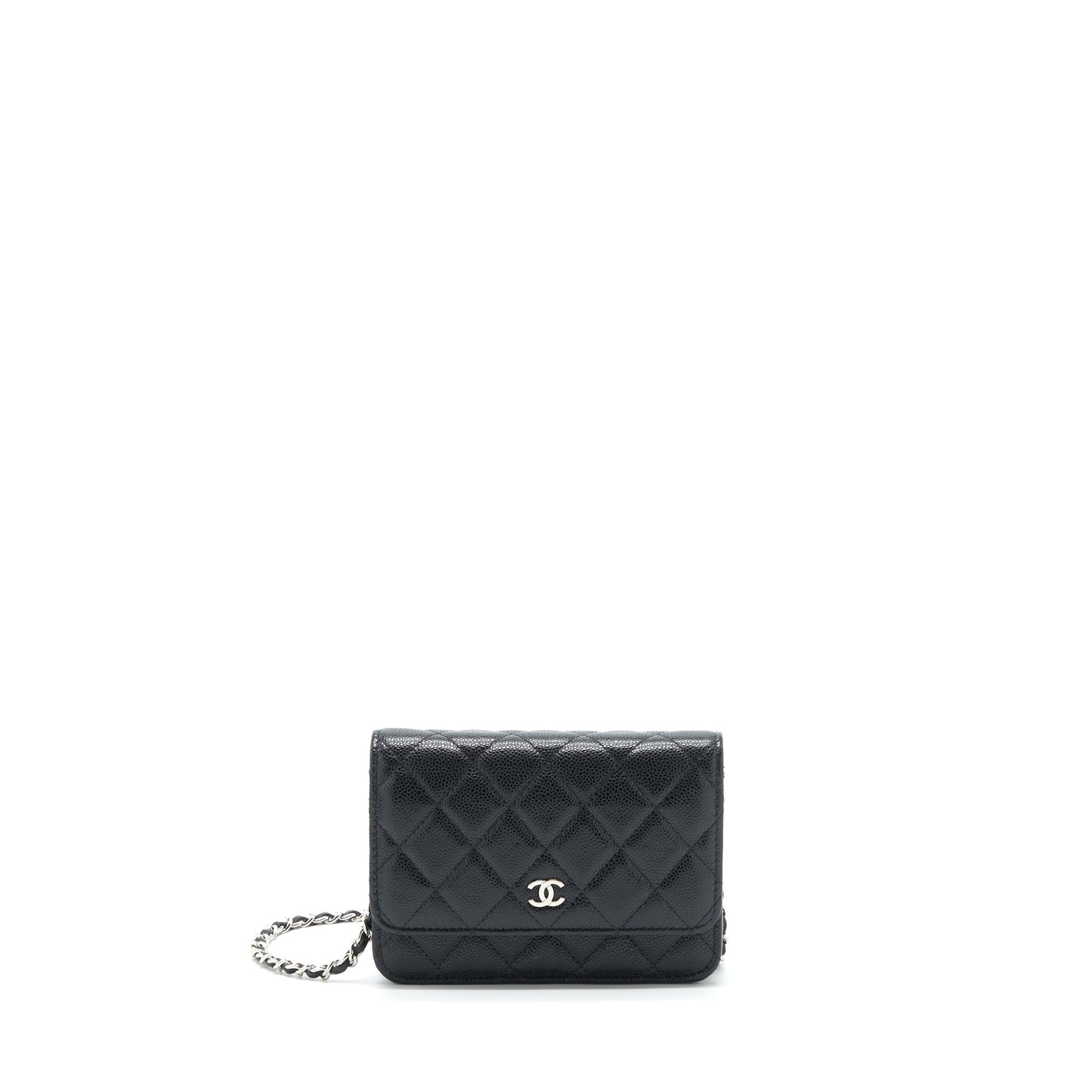 Chanel Mini Wallet On Chain Caviar Black