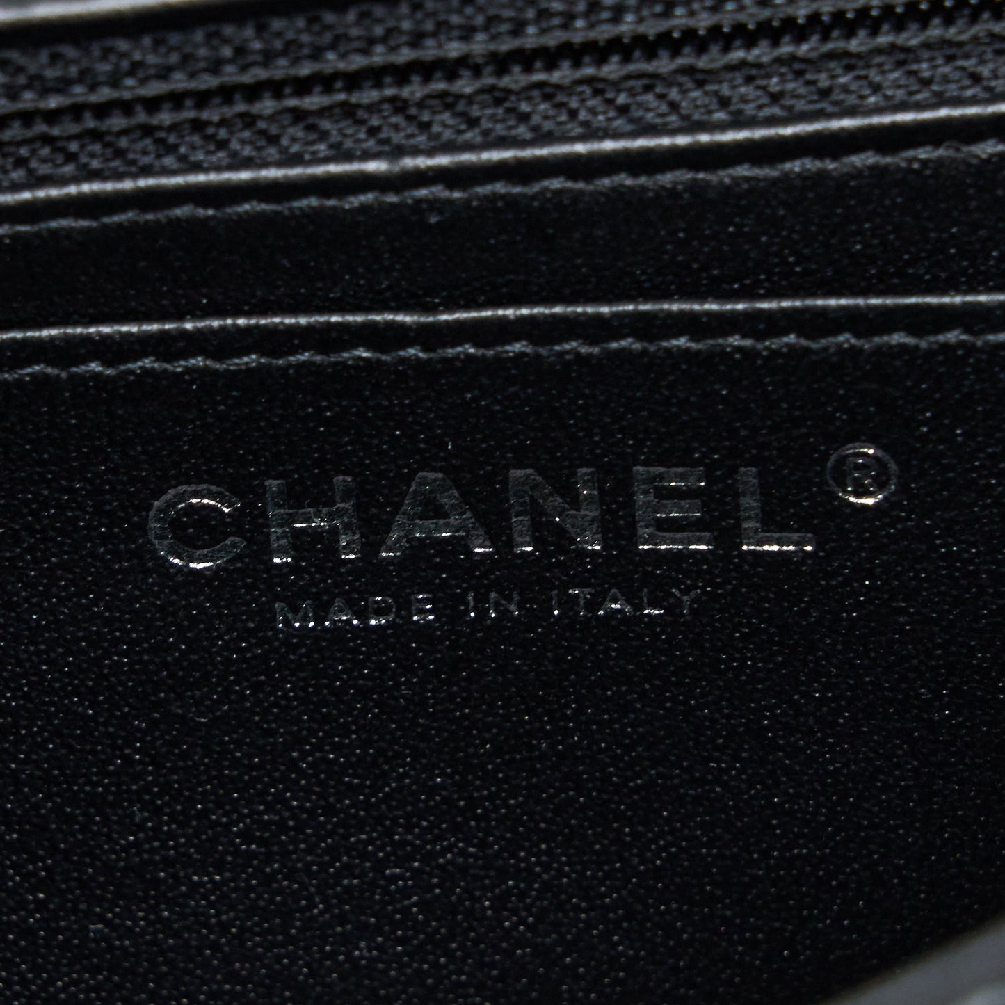 Chanel Mini Rectangular Lambskin Black (Microchip)