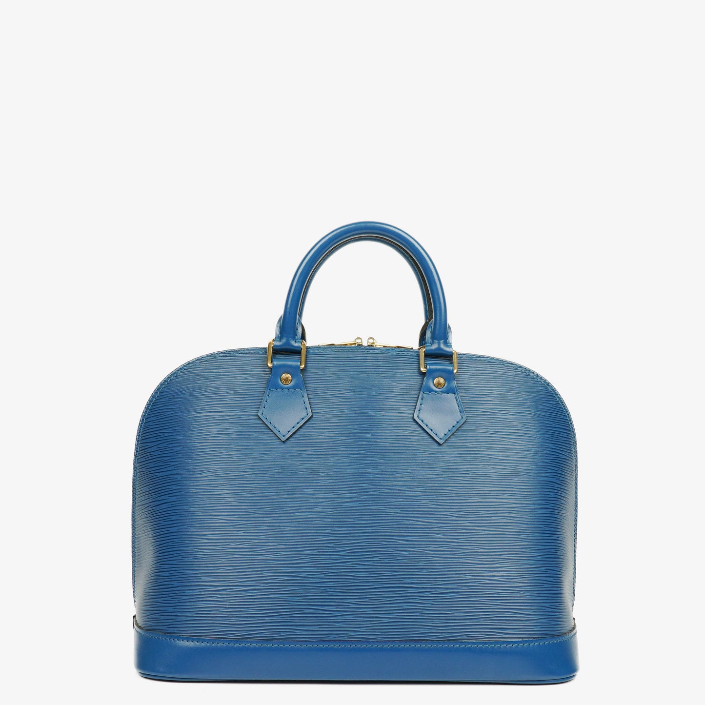Louis Vuitton Blue Epi Leather Alma PM Handbag