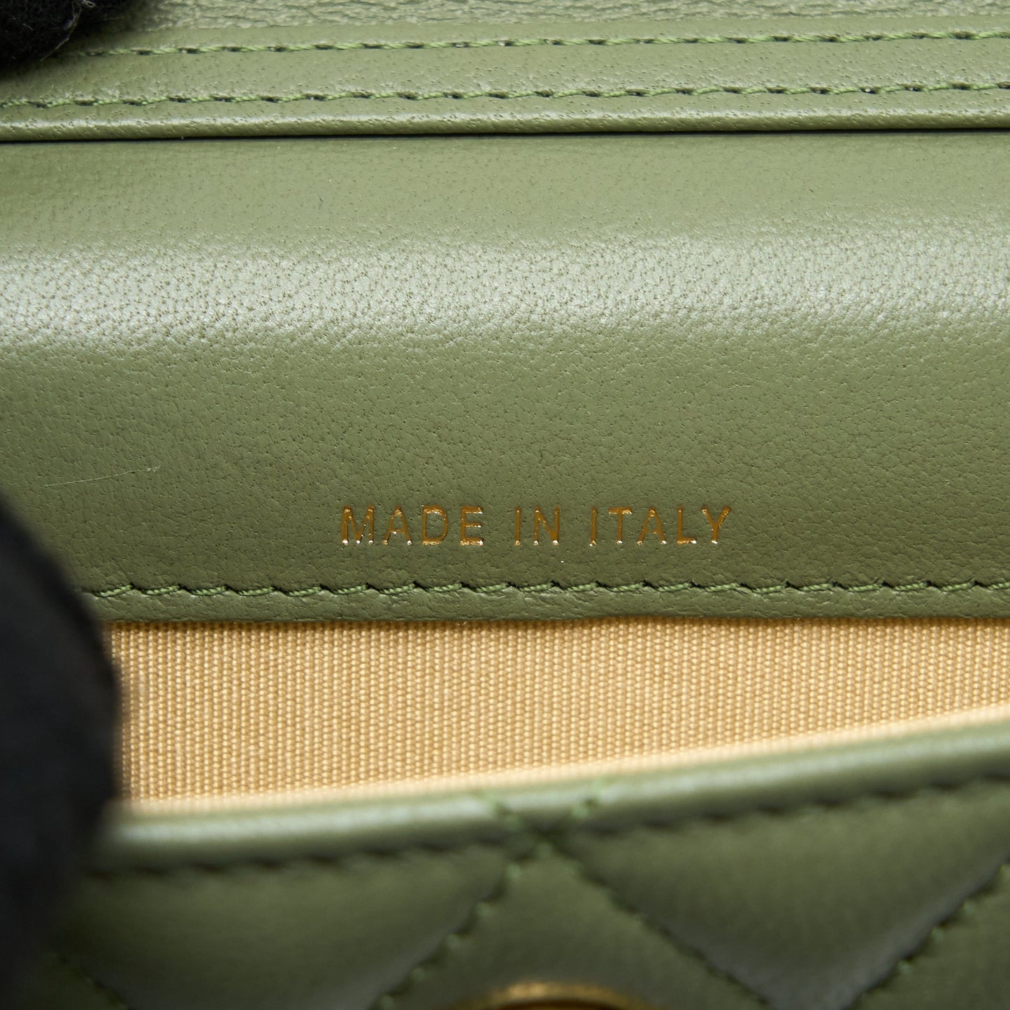 Chanel Pearl Crush Mini Flap Bag Lambskin Green