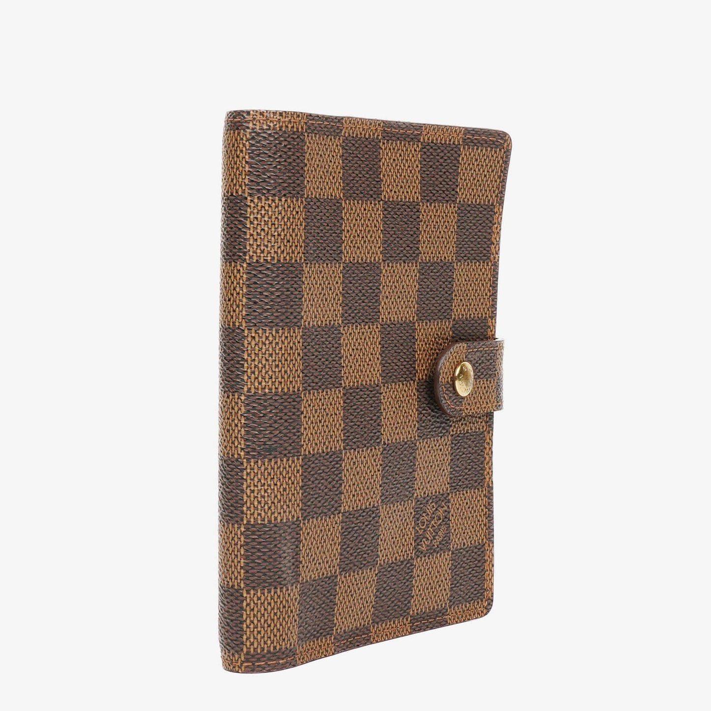 Louis Vuitton Damier Ebène Small Ring Agenda Cover