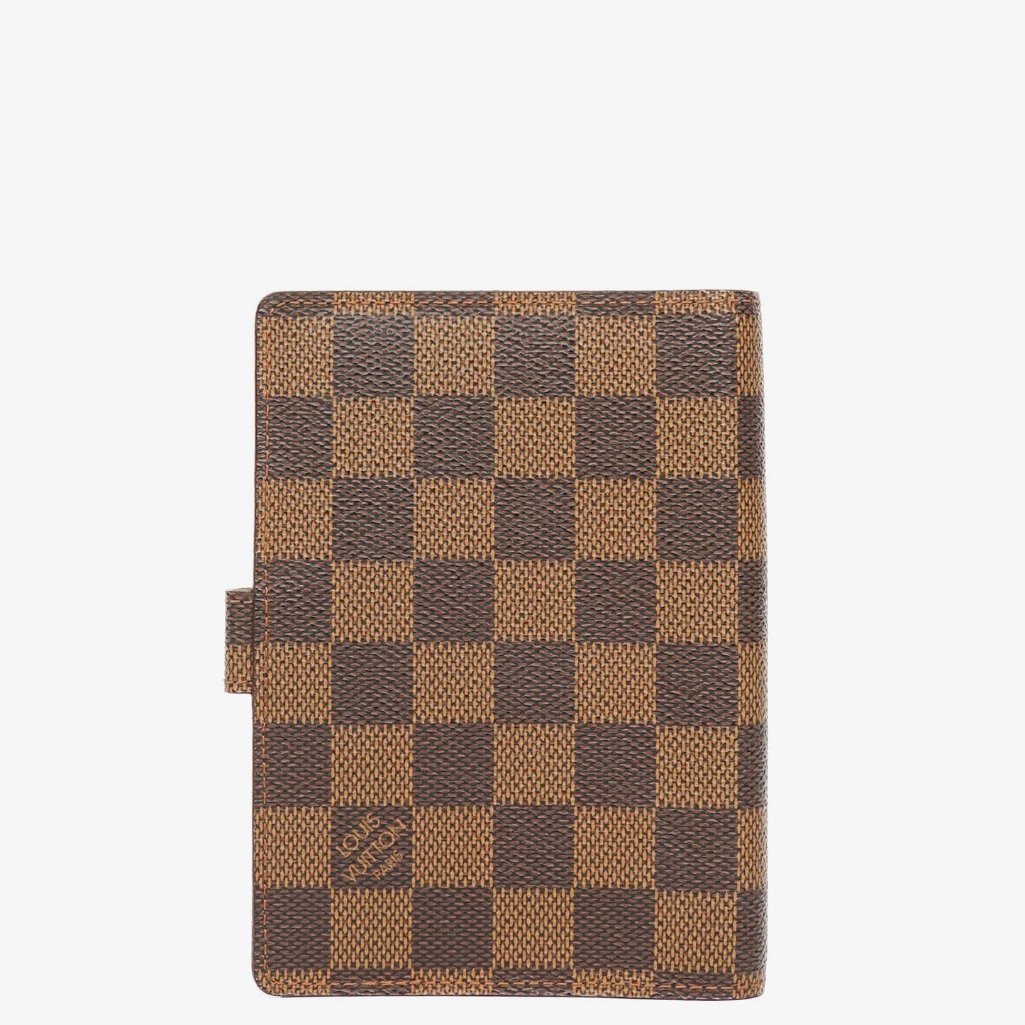 Louis Vuitton Damier Ebène Small Ring Agenda Cover