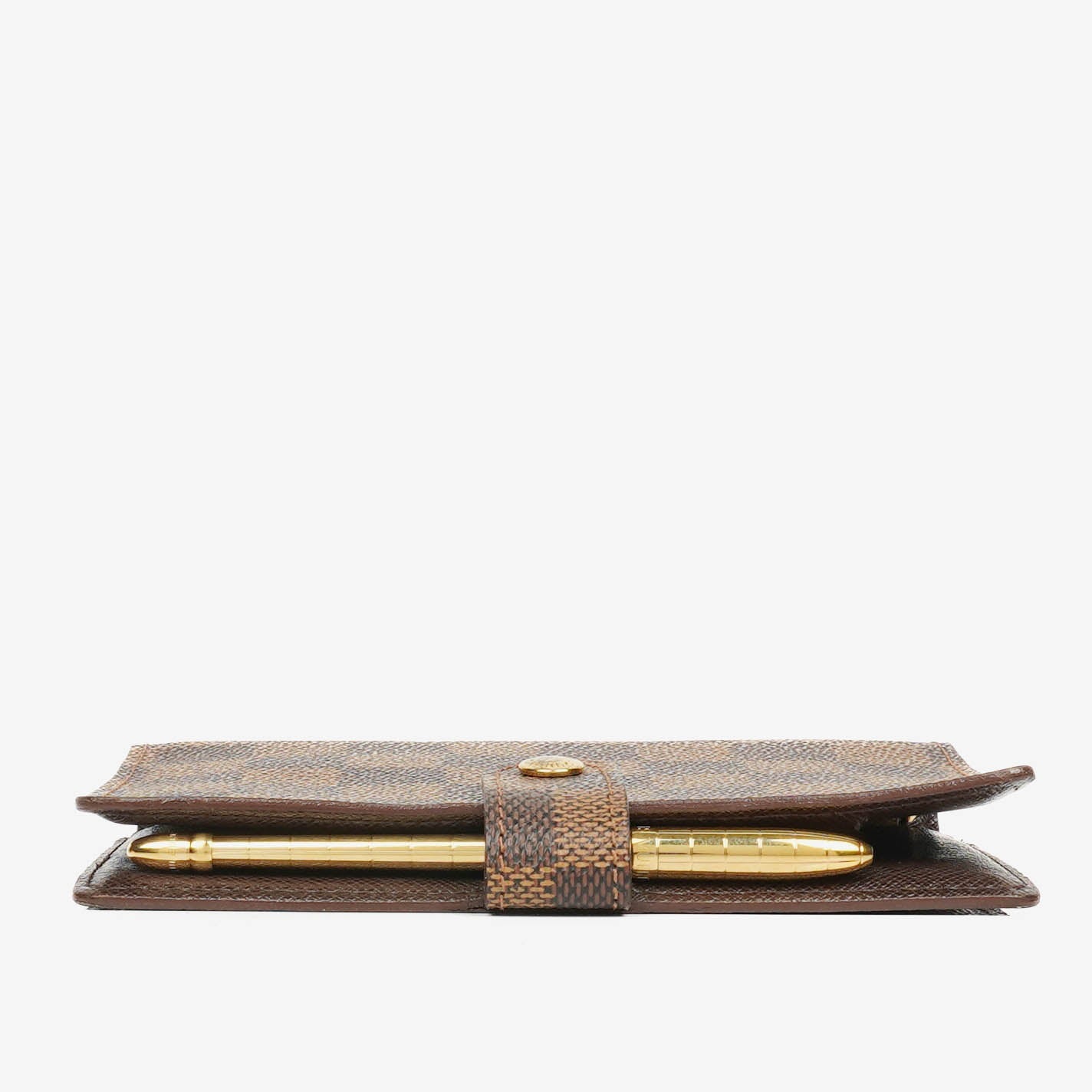 Louis Vuitton Damier Ebène Small Ring Agenda Cover