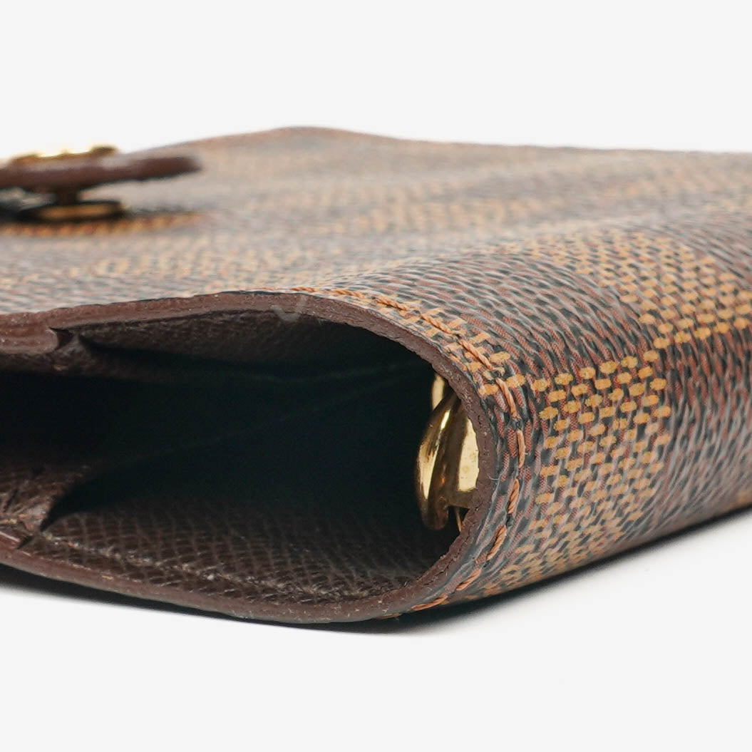 Louis Vuitton Damier Ebène Small Ring Agenda Cover