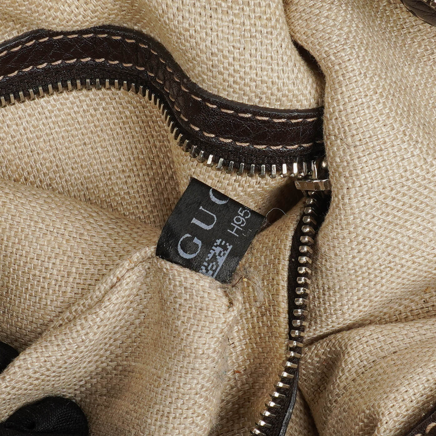 Gucci Monogram Canvas Icon Bit Hobo Bag
