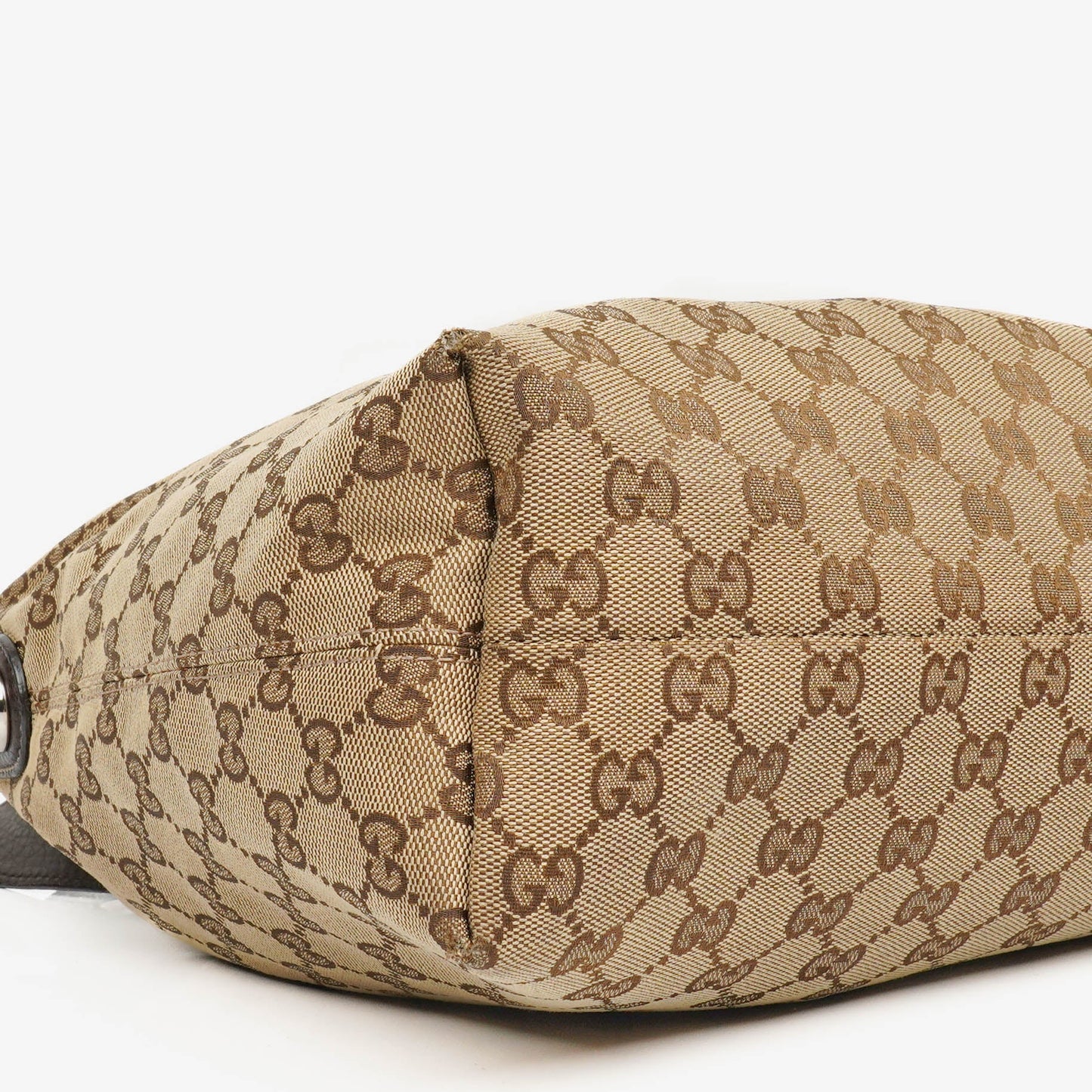 Gucci Monogram Canvas Icon Bit Hobo Bag