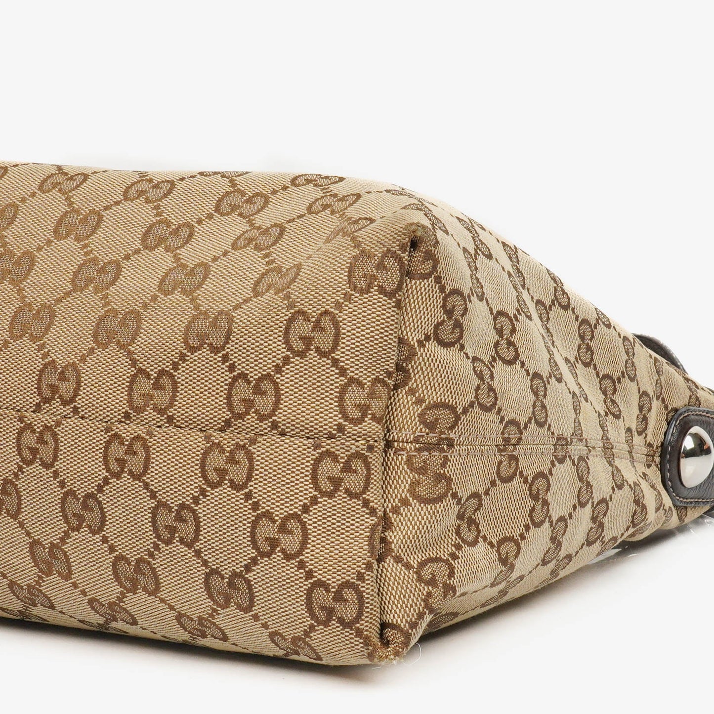 Gucci Monogram Canvas Icon Bit Hobo Bag