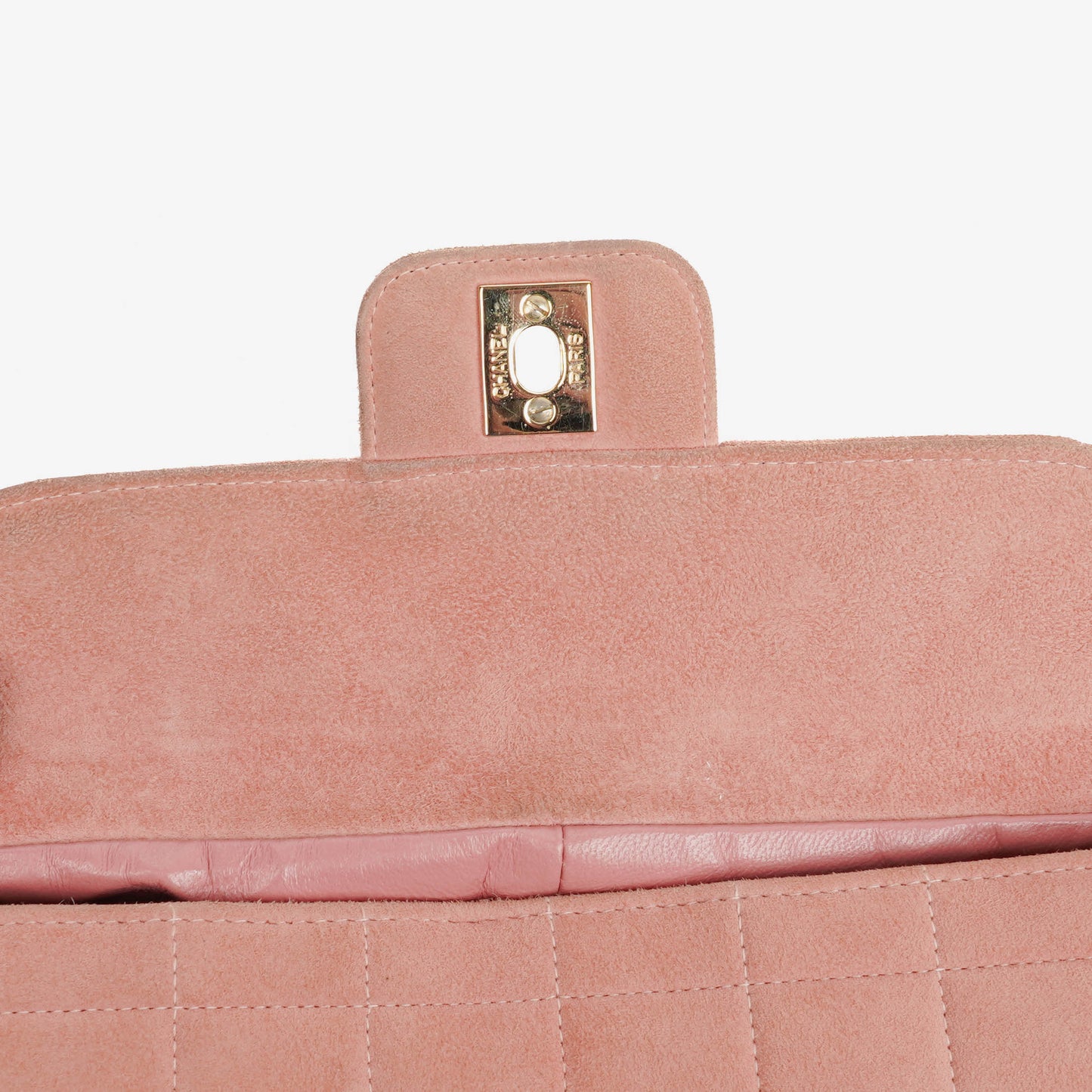 Chanel Chocolate Bar Single Flap Top Handle Bag