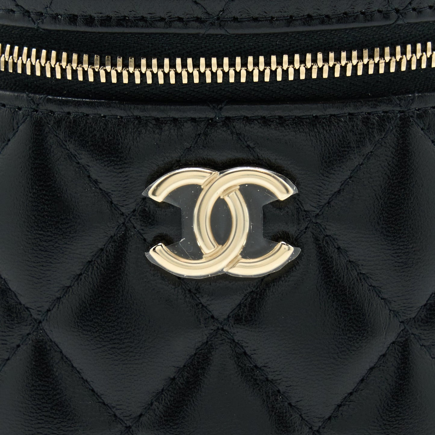 Chanel 22S Top Handle Vanity Lambskin Black L