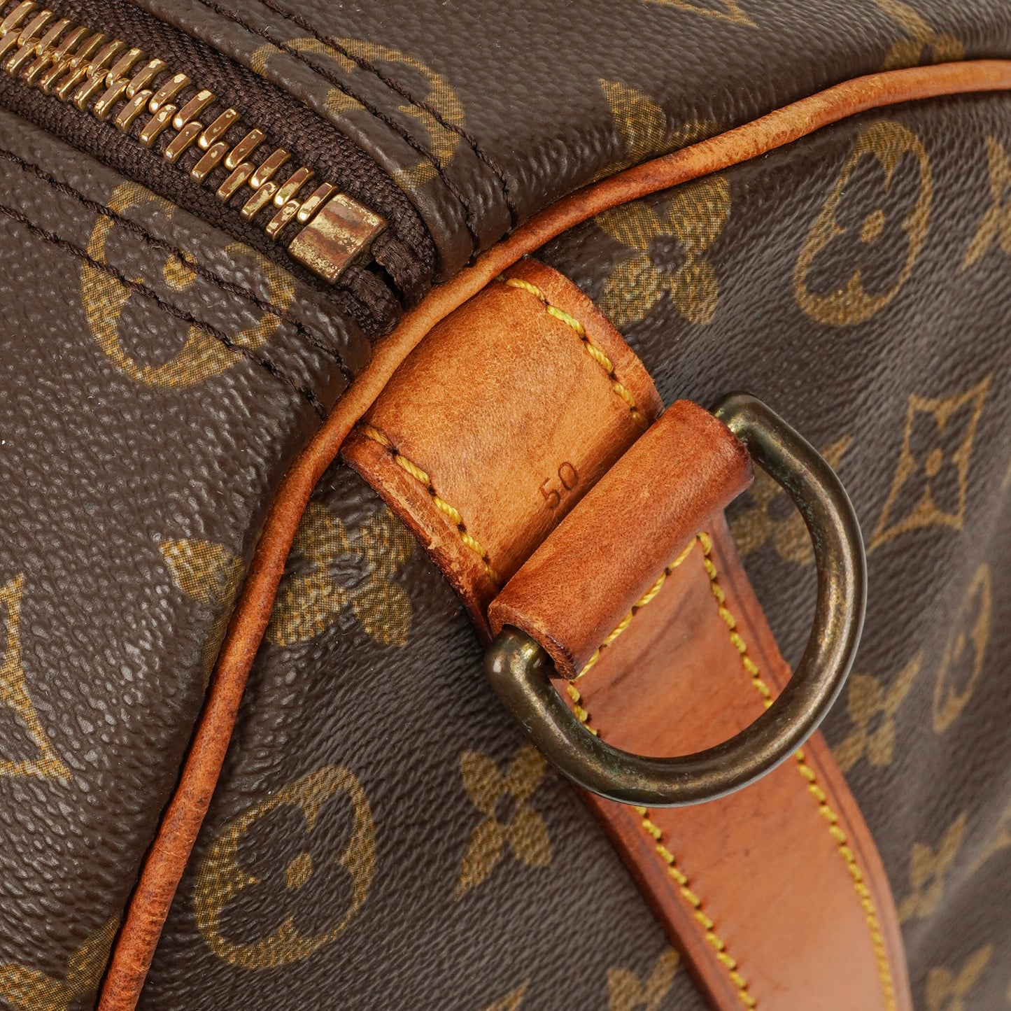 Louis Vuitton Keepall 50 Monogram Canvas Travel Bag