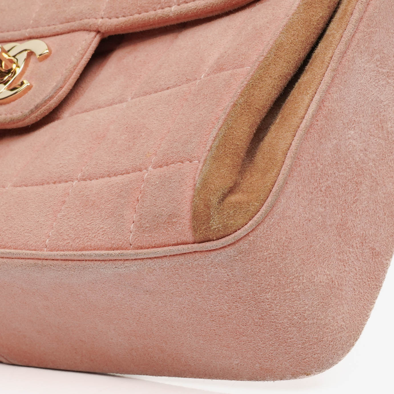 Chanel Chocolate Bar Single Flap Top Handle Bag