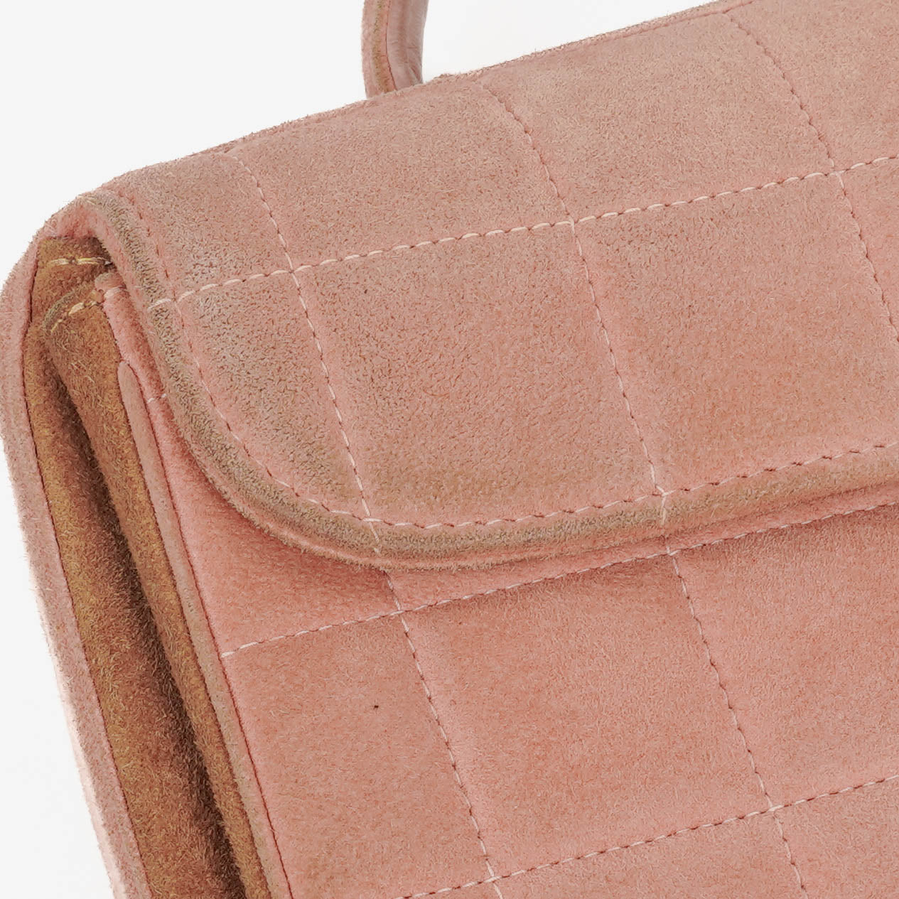 Chanel Chocolate Bar Single Flap Top Handle Bag