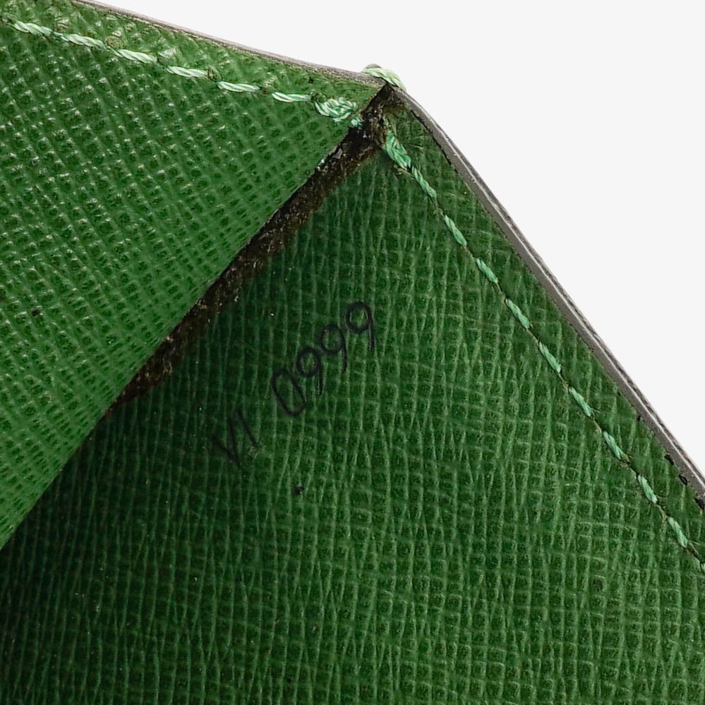 Louis Vuitton Pochette Sellier Dragonne Green Epi Clutch