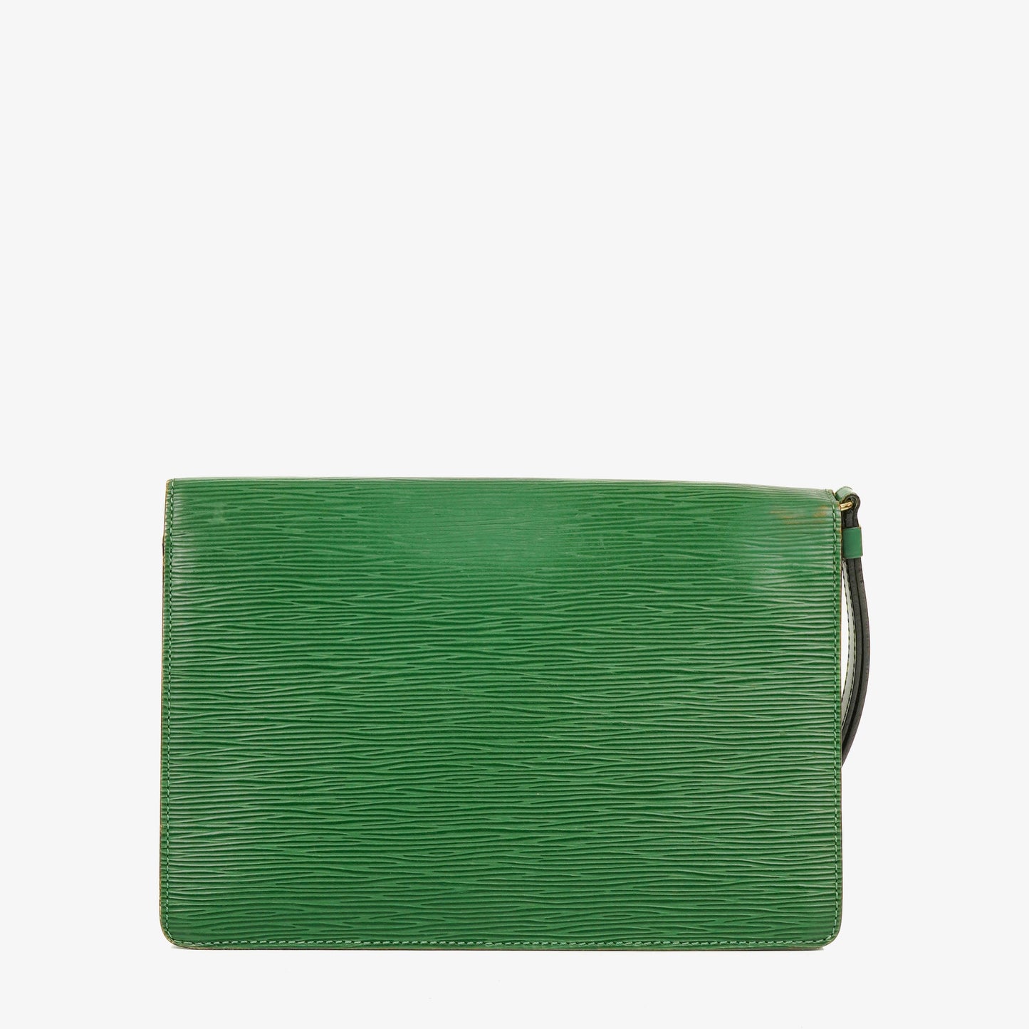 Louis Vuitton Pochette Sellier Dragonne Green Epi Clutch