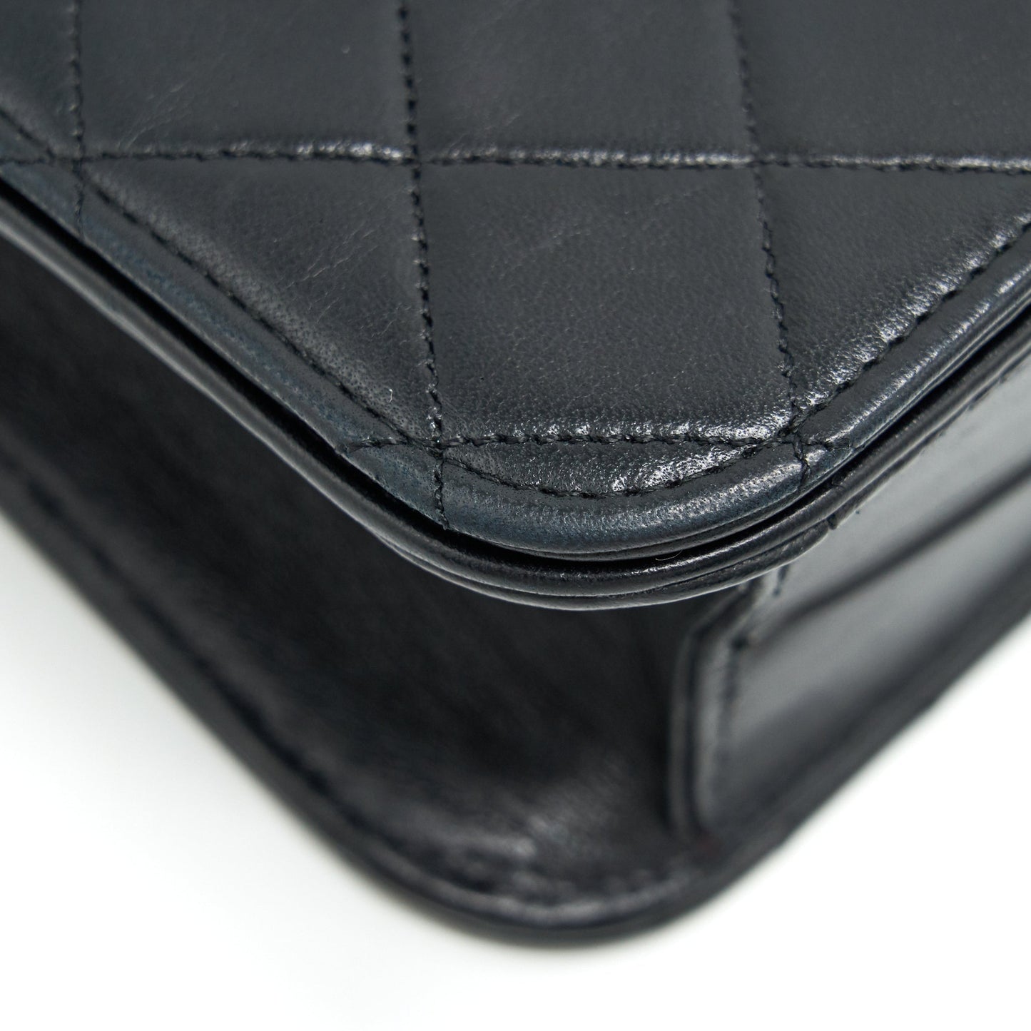 Chanel  Quilted Lambskin Flap Shoulder Bag