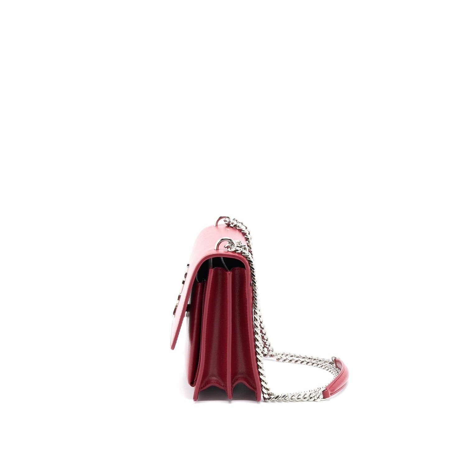 Saint Laurent/ Sunset Purse Calfskin Red