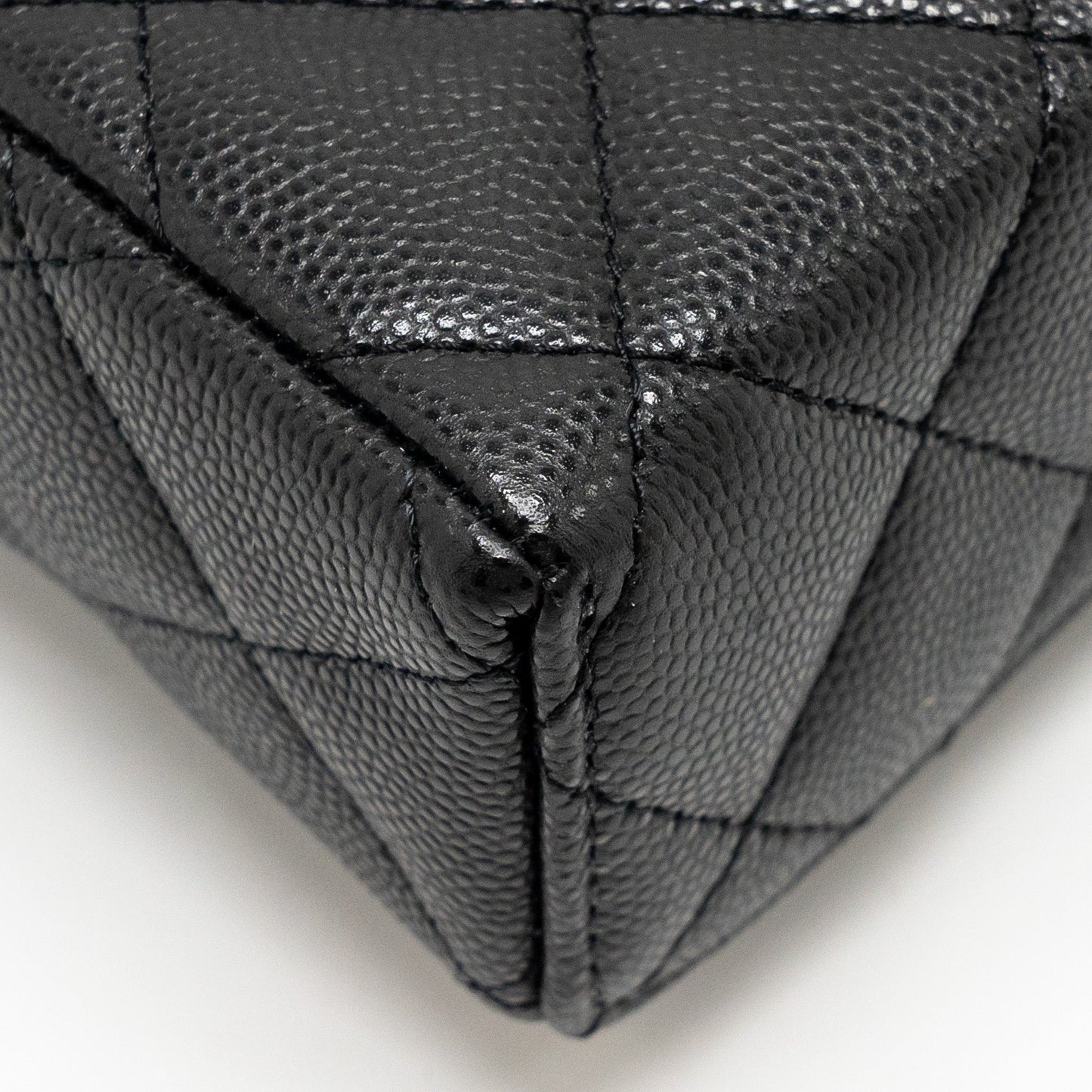 Chanel Top Handle Vanity Bag Caviar Black  (Microchip)