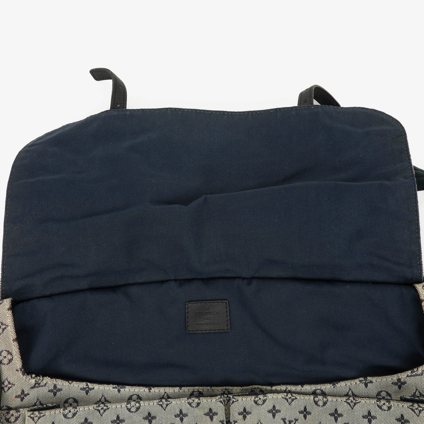 Louis Vuitton Navy Monogram Mini Lin Sac a Langer Diaper Bag