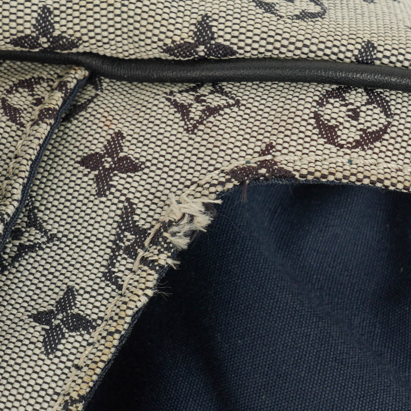 Louis Vuitton Navy Monogram Mini Lin Sac a Langer Diaper Bag