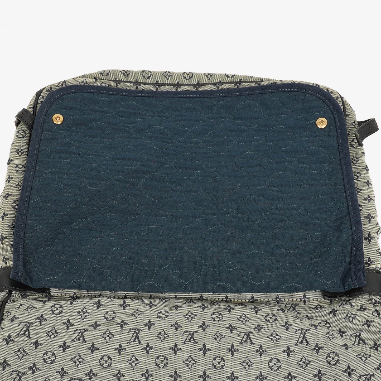 Louis Vuitton Navy Monogram Mini Lin Sac a Langer Diaper Bag