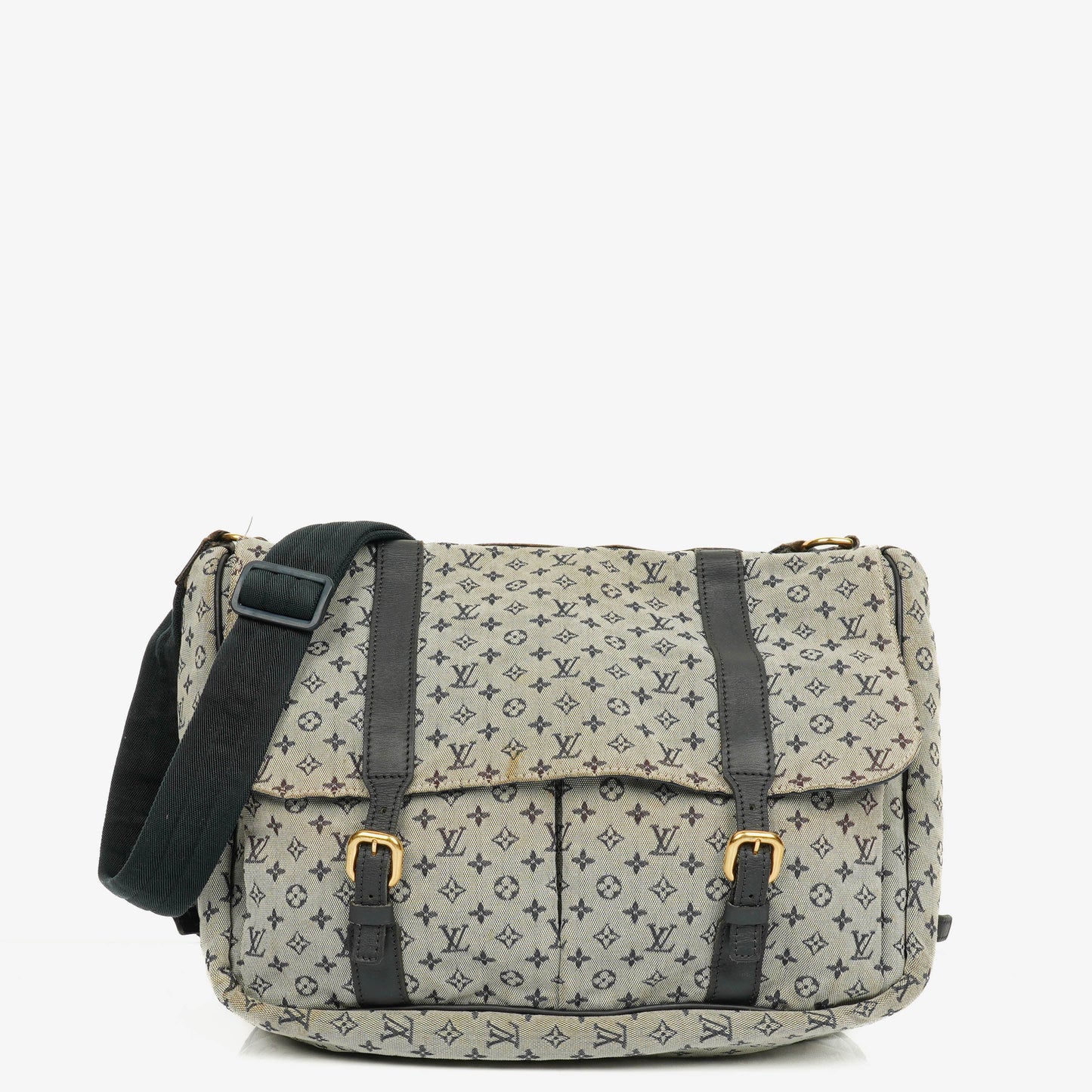 Louis Vuitton Navy Monogram Mini Lin Sac a Langer Diaper Bag