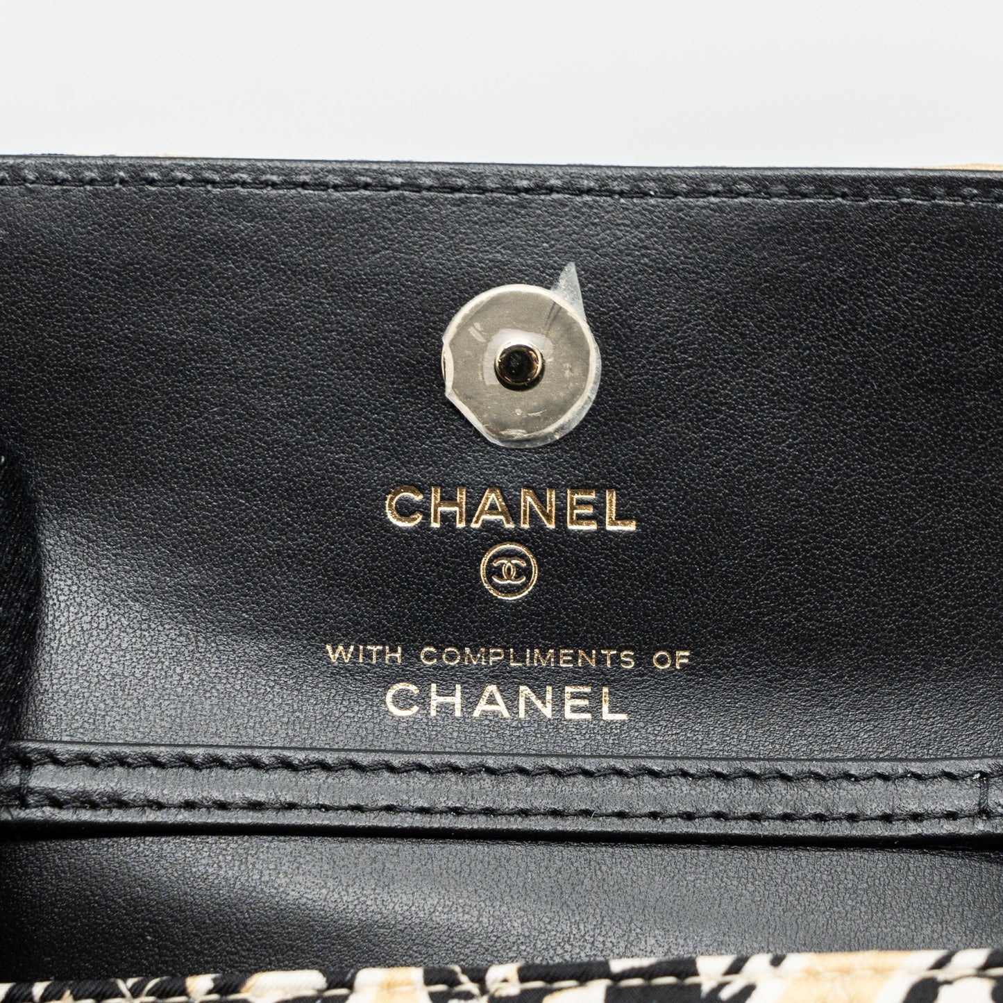 Chanel Mini Clutch With Chains Fabric Multicolour L(microchip)