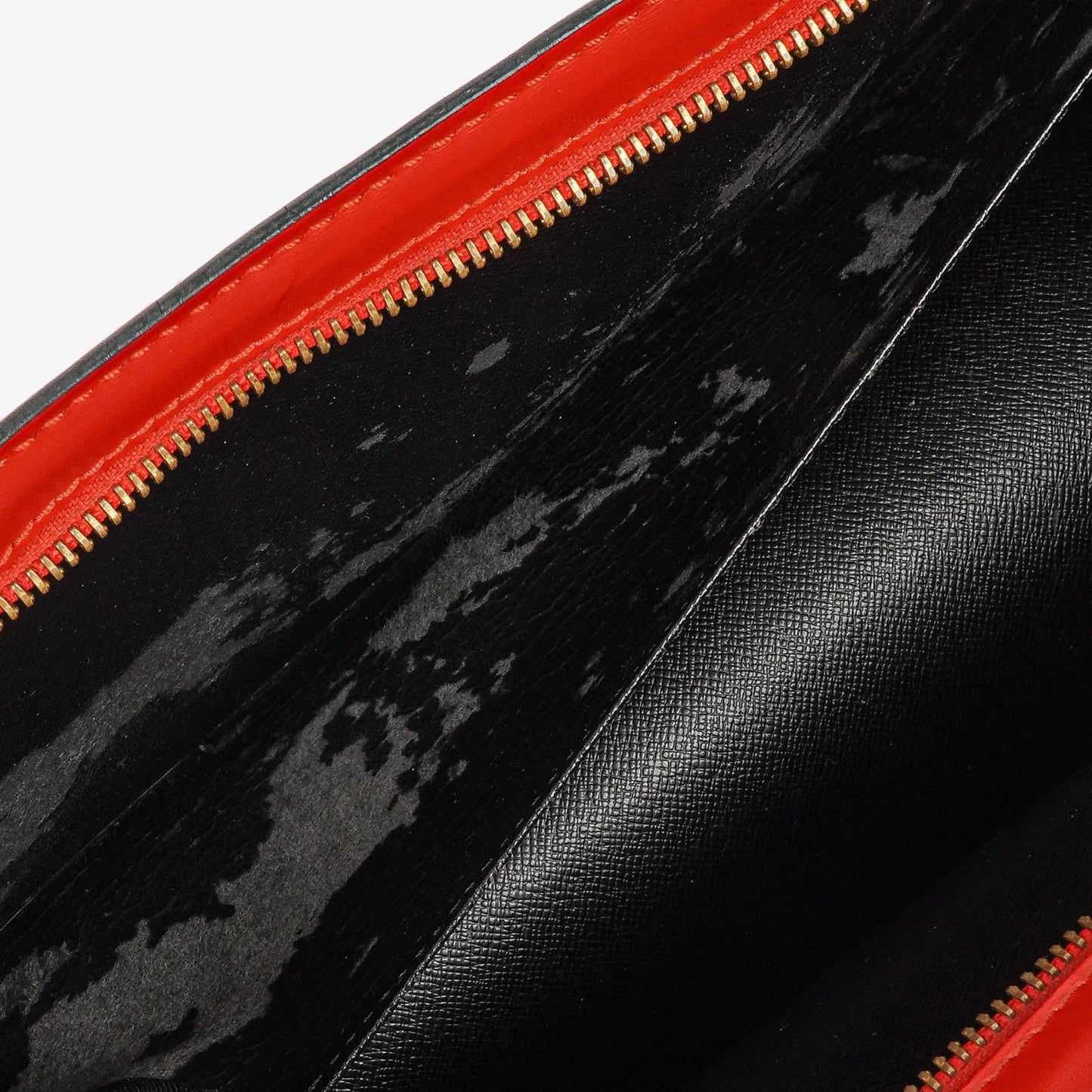 Louis Vuitton Triangle Red EPI Leather Handbag