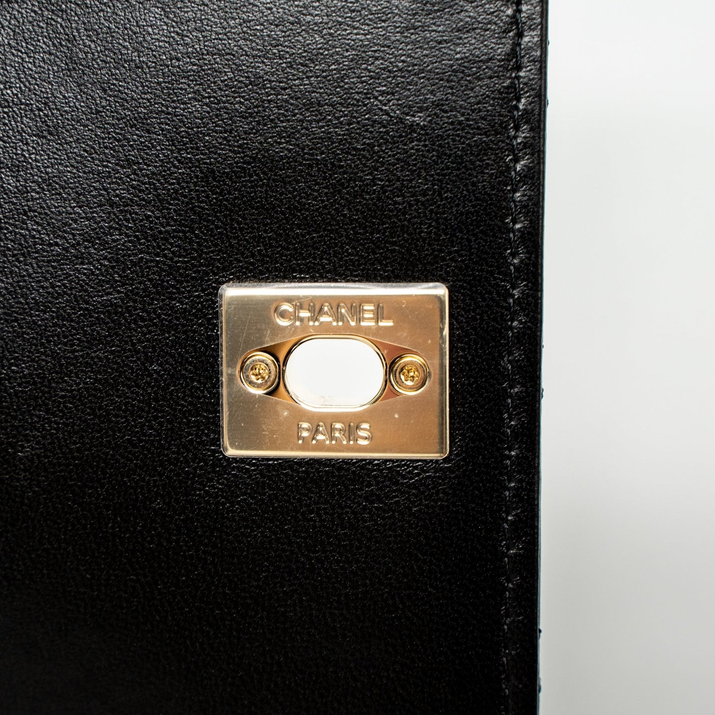 Chanel Mini Trendy CC Wallet on Chain Lambskin Black L (Microchip)