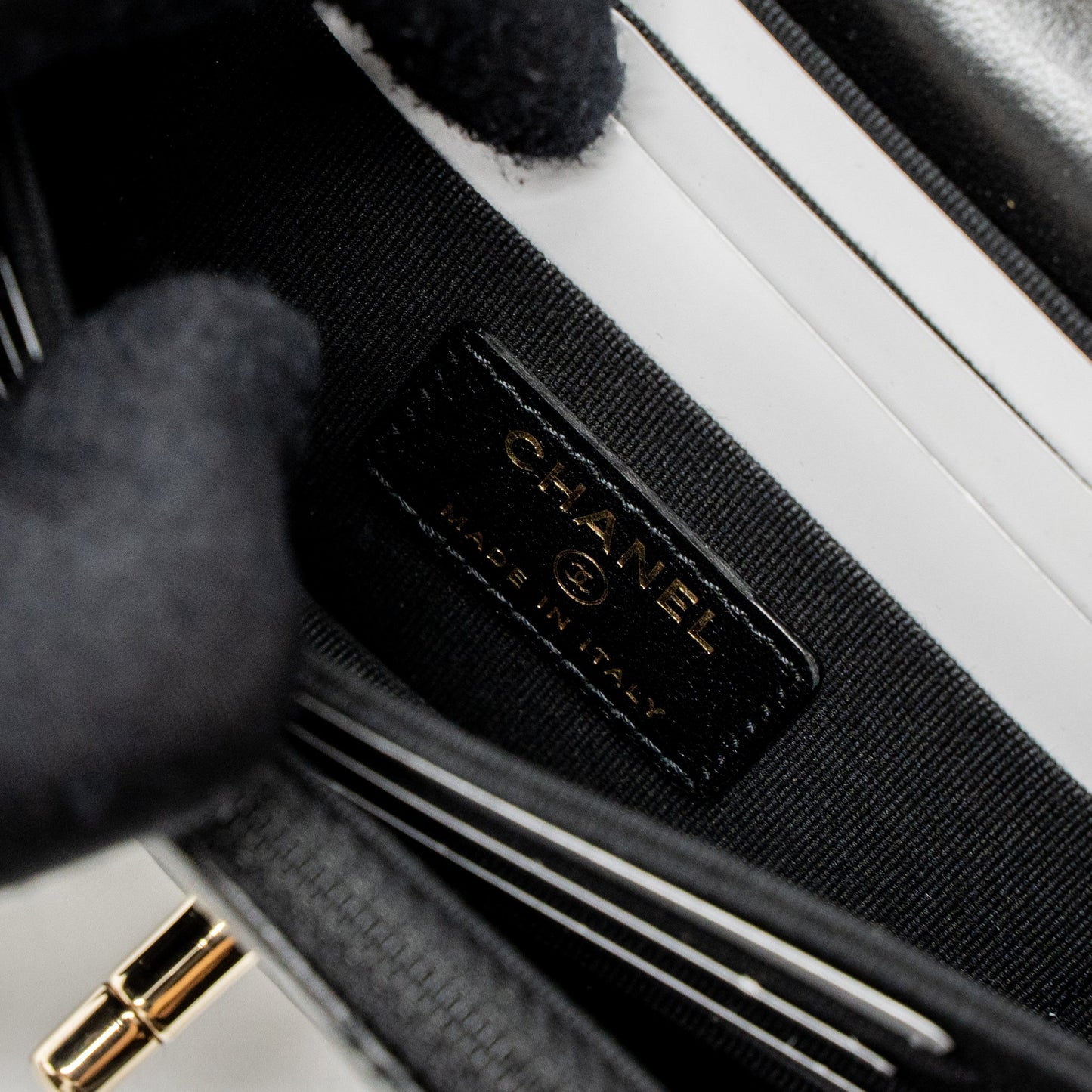Chanel Mini Trendy CC Wallet on Chain Lambskin Black L (Microchip)