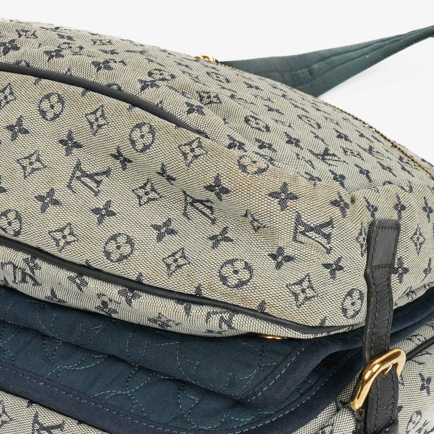 Louis Vuitton Navy Monogram Mini Lin Sac a Langer Diaper Bag
