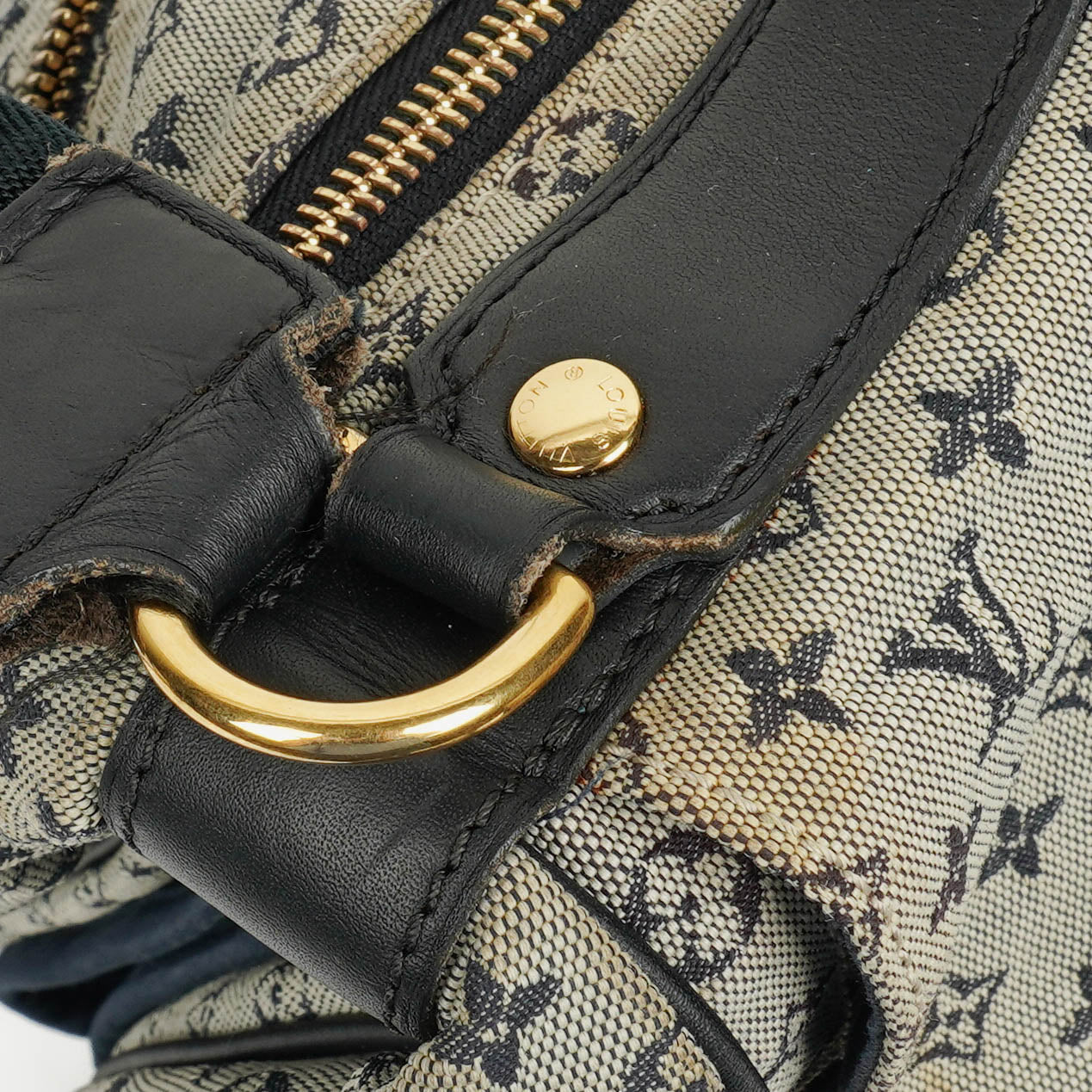 Louis Vuitton Navy Monogram Mini Lin Sac a Langer Diaper Bag